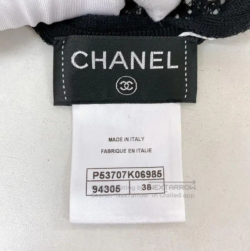Chanel Chanel Summer Black Cotton Midi Dress . Size M / US 6-8 / IT 42-44 - 7 Thumbnail