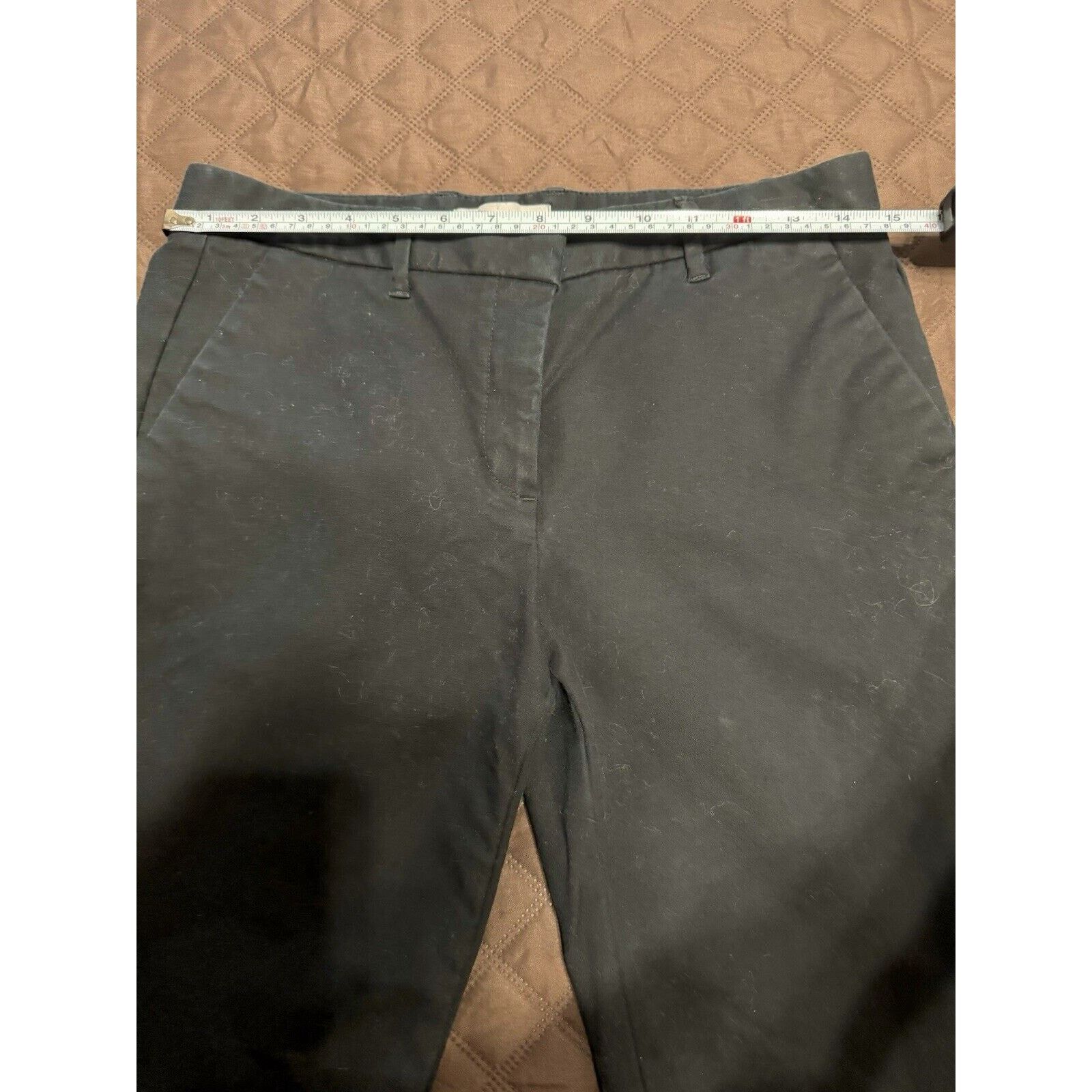 Gap GAP Women's Black Tailored Crop Pants Slacks Stretch - 6R Size 28" / US 6 / IT 42 - 9 Thumbnail