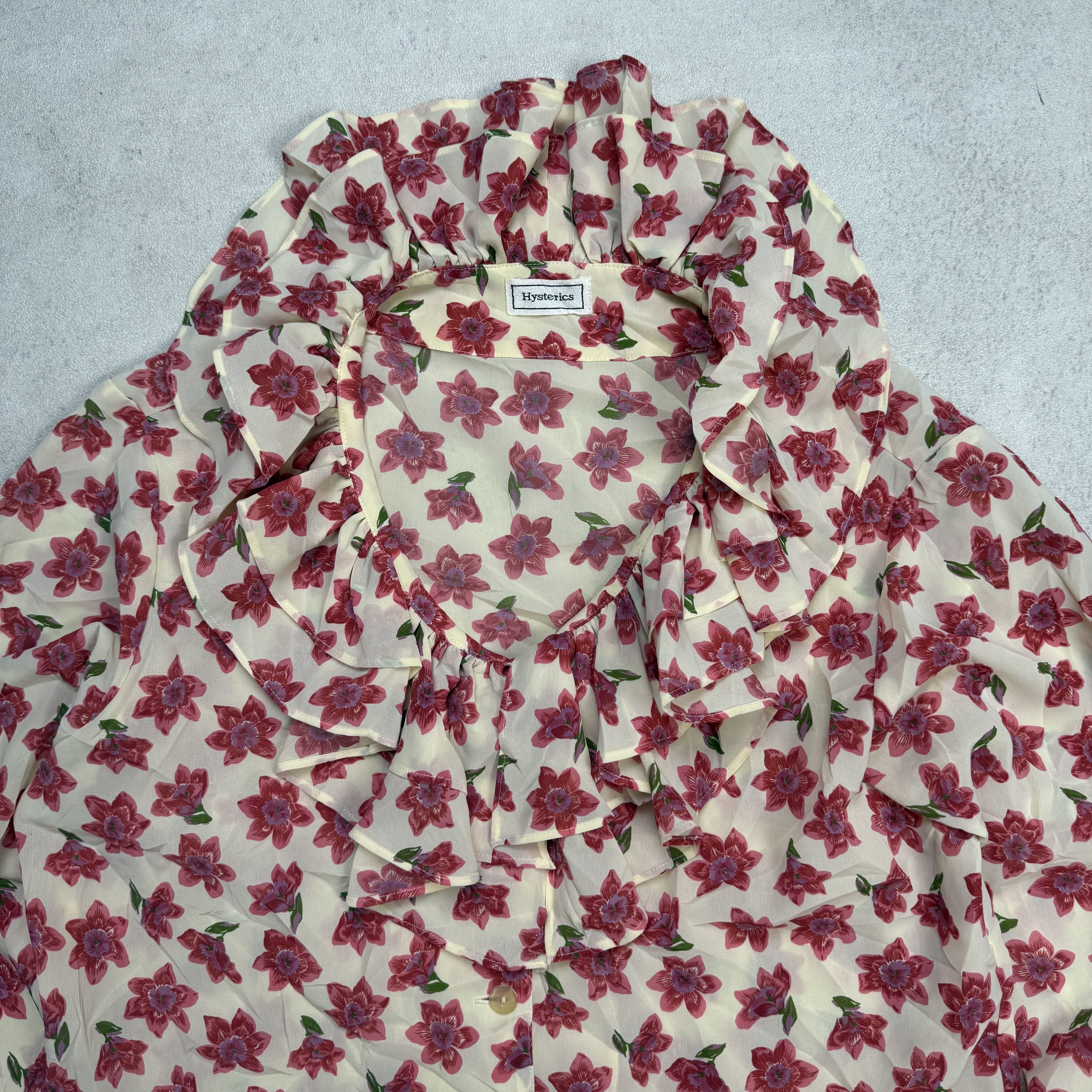 Hysteric Glamour Hysteric Glamour Blouse Floral Ruffles Size S / US 4 / IT 40 - 5 Thumbnail