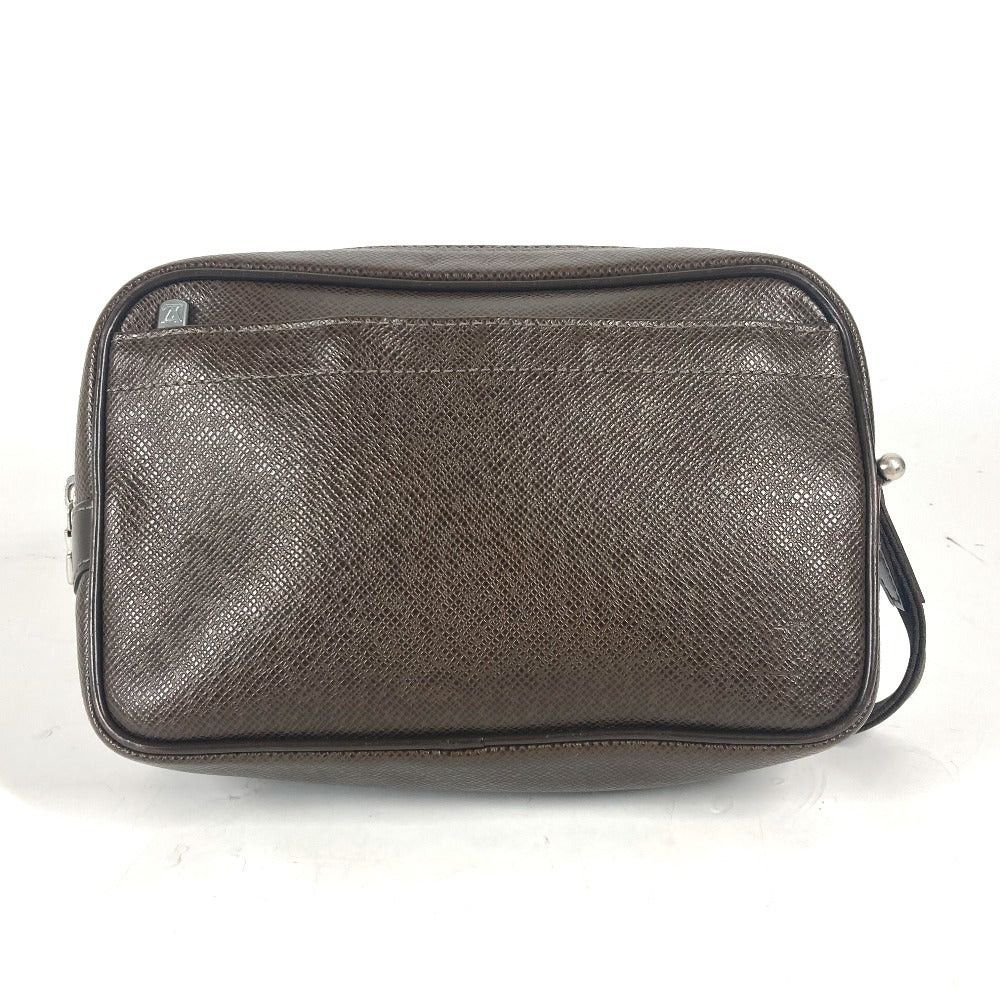Louis Vuitton Louis Vuitton M30818 Taiga Yak Tail Hair With Straps Clutch Bag Zippered Carrying Case Leather Men Size ONE SIZE - 1 Thumbnail