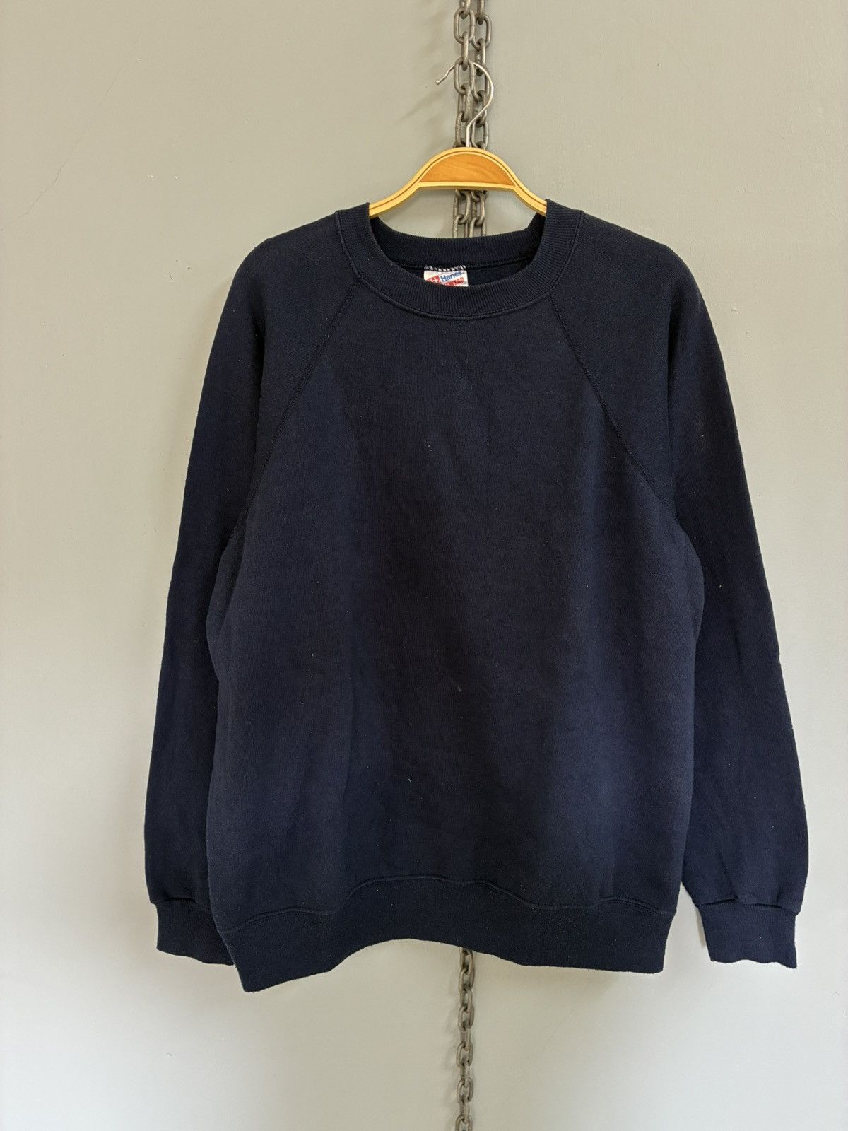 Vintage Vintage 90s plain sweatshirt Size US L / EU 52-54 / 3 - 1 Thumbnail