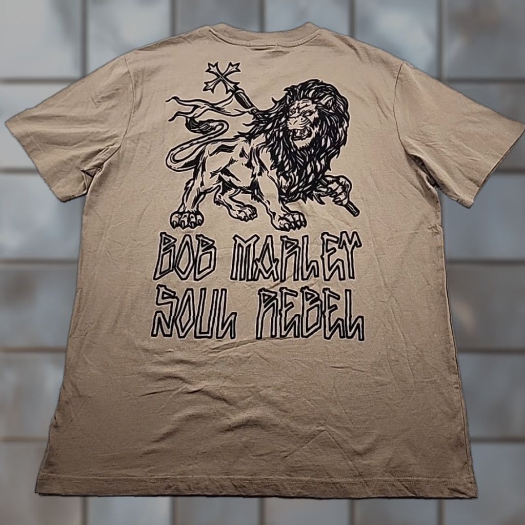 Vintage Bob Marley Shoe Palace Soul Rebel T Shirt Mens L Embossed Logo On Back Size US L / EU 52-54 / 3 - 1 Thumbnail