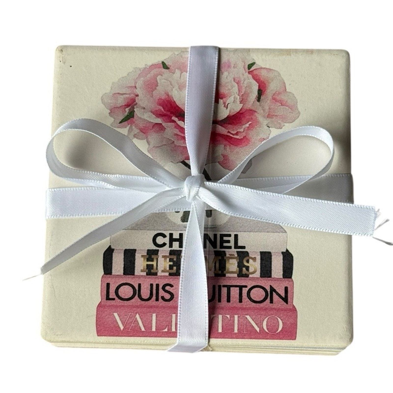 Other Amanda Greenwood Couture Ceramic Coasters Luxury Glam Set Size ONE SIZE - 1 Thumbnail