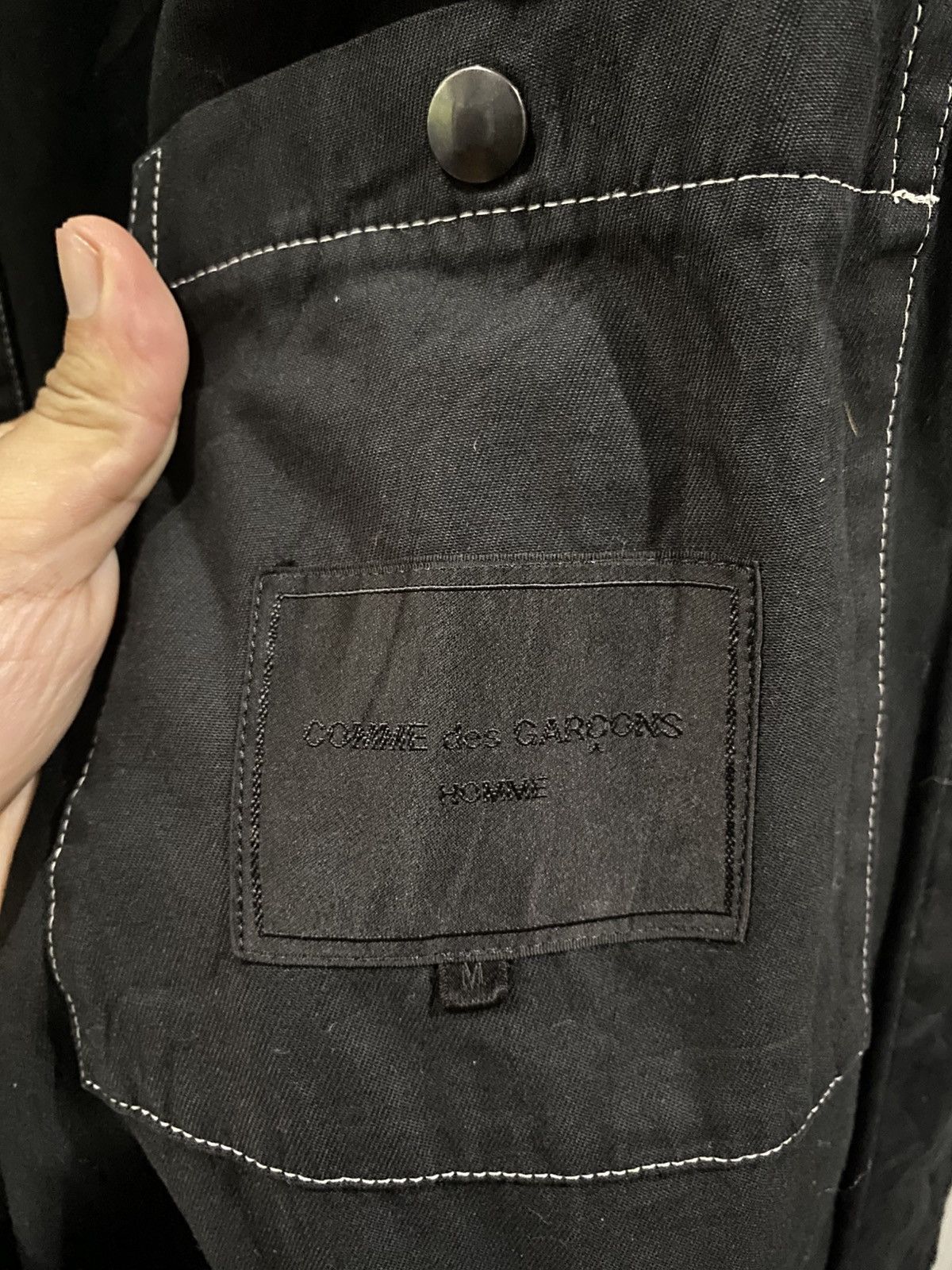 Comme des Garcons Vintage Comme des Garcons Oversized Coated Coat Long Jacket Size US M / EU 48-50 / 2 - 8 Thumbnail