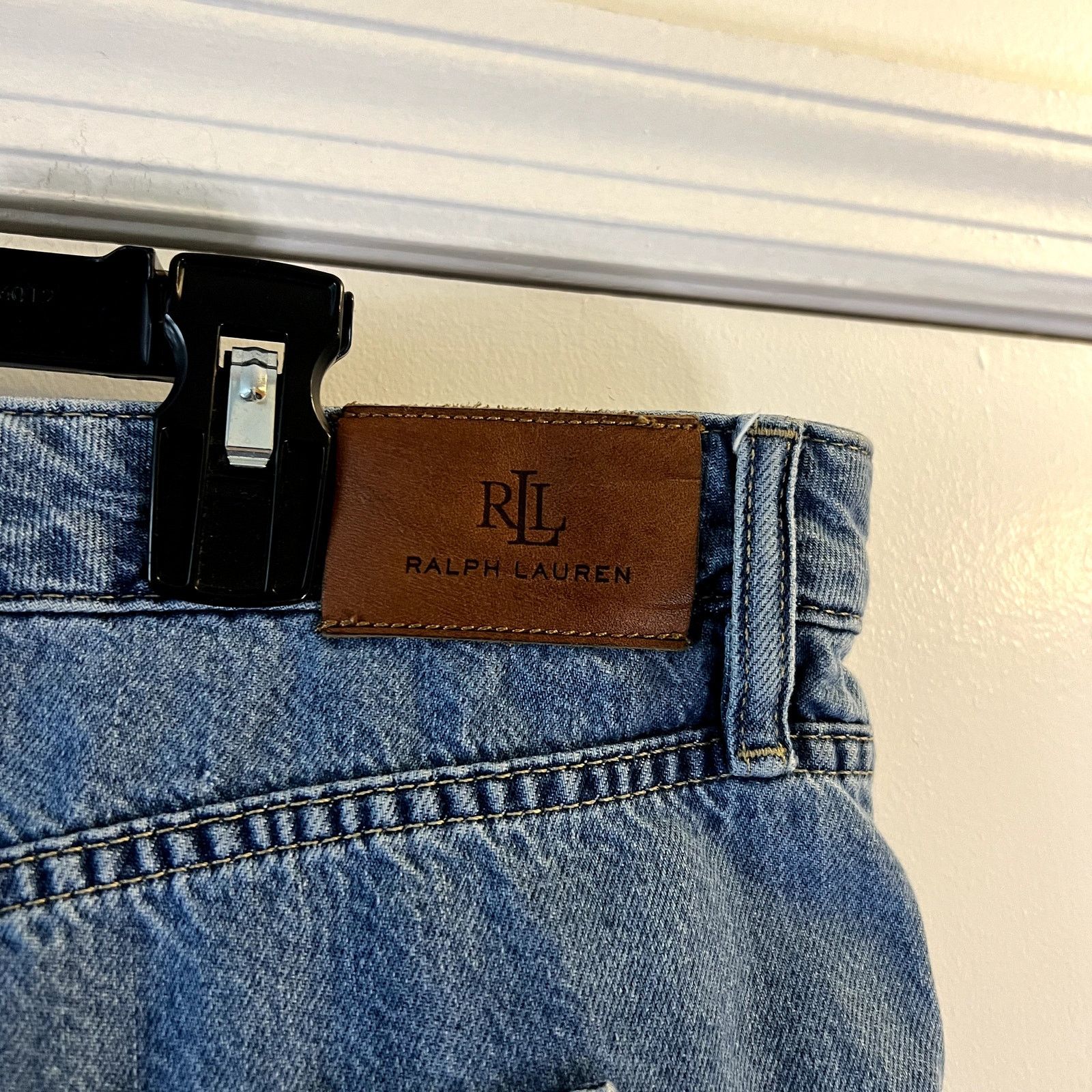 Ralph Lauren Ralph Lauren Blue Denim Flare High Rise Button Fly Jeans Size 38" / US 16 / IT 52 - 5 Thumbnail