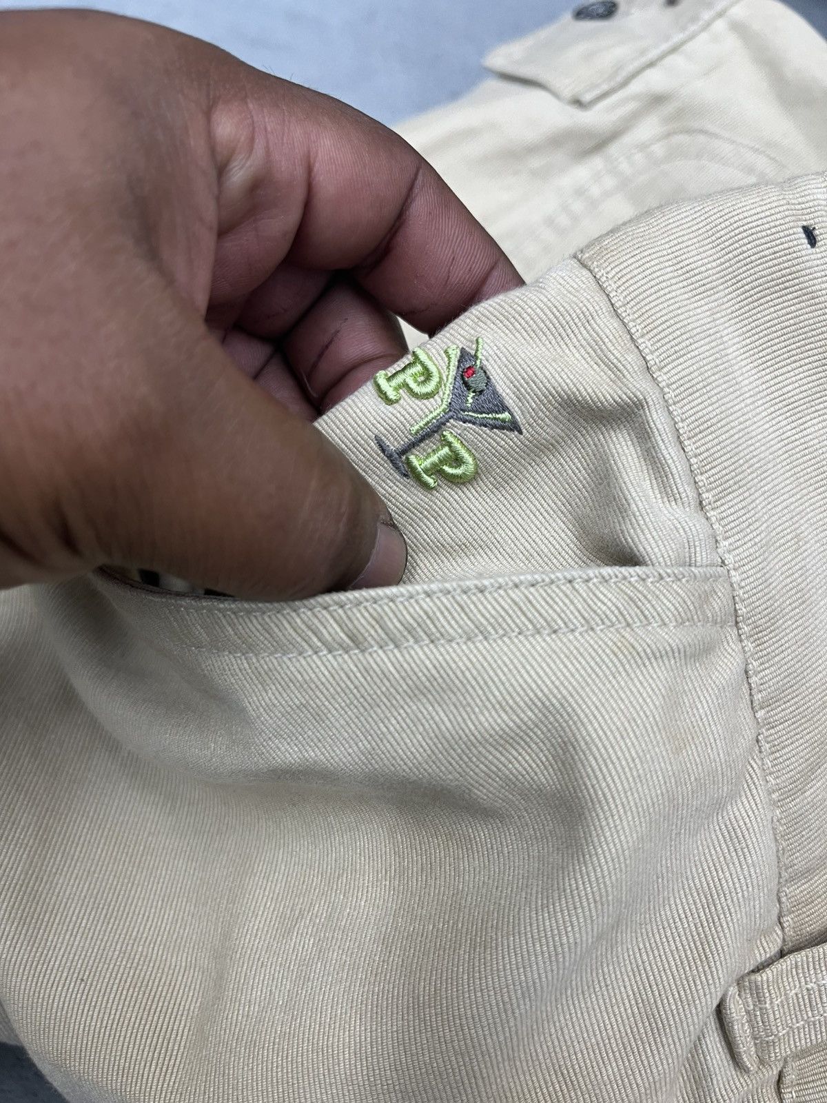 Marc Buchanan × Pelle Pelle PELLE PELLE TROUSER CARGO HI-FI DENIM Size US 32 / EU 48 - 18 Thumbnail