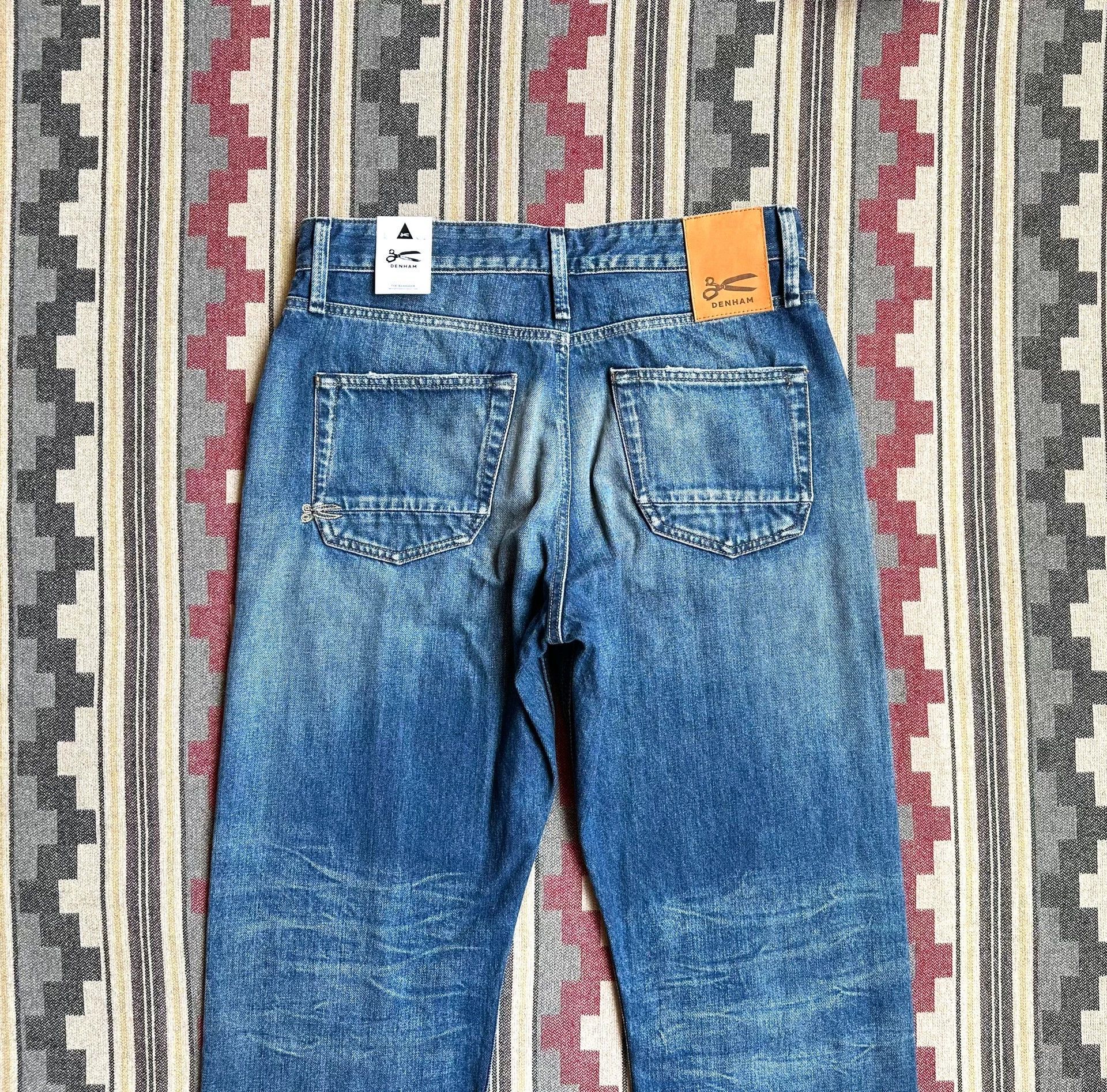 DENHAM DENHAM 24SS DAGGER Heavy Wash Raw Selvedge Denim Jeans Size US 31 - 5 Thumbnail