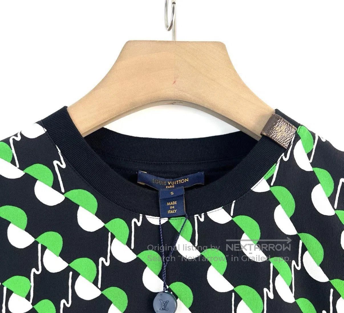 Louis Vuitton Black Short-Sleeve Patterned T-Shirt. Size US S / EU 44-46 / 1 - 3 Thumbnail