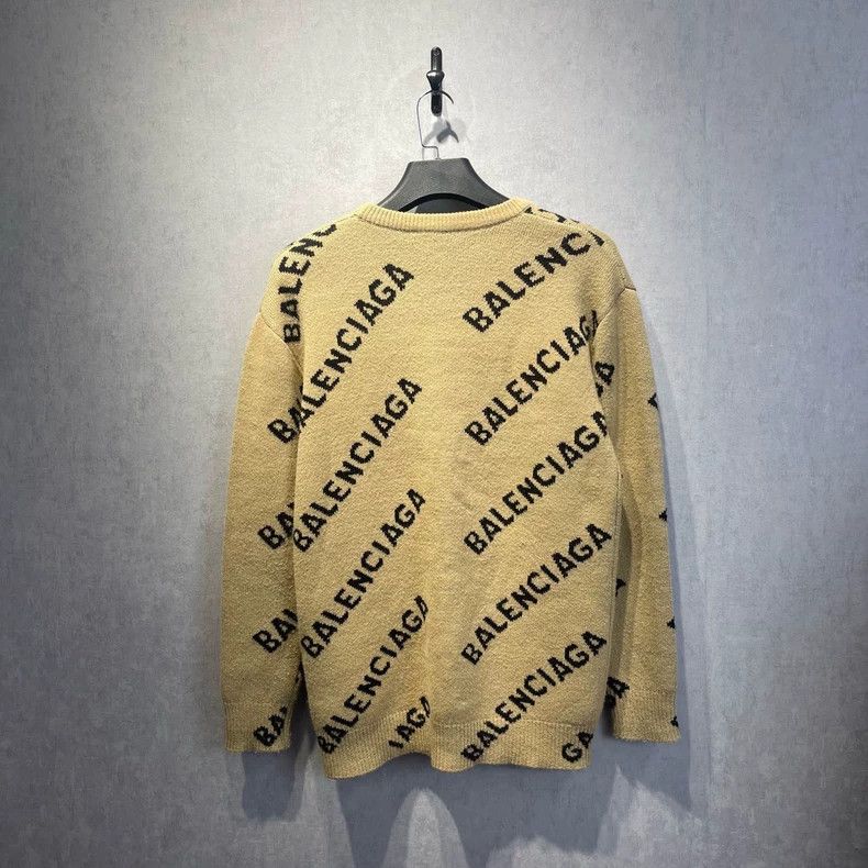 Balenciaga Balenciaga Full Print Letter Sweater, Size XS Size US XS / EU 42 / 0 - 2 Thumbnail