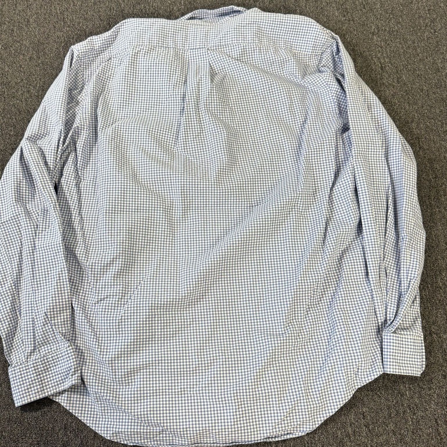 Vintage VINTAGE Polo Ralph Lauren Blue Gingham Longsleeve Button Down L Men's Shirt Size US L / EU 52-54 / 3 - 2 Thumbnail