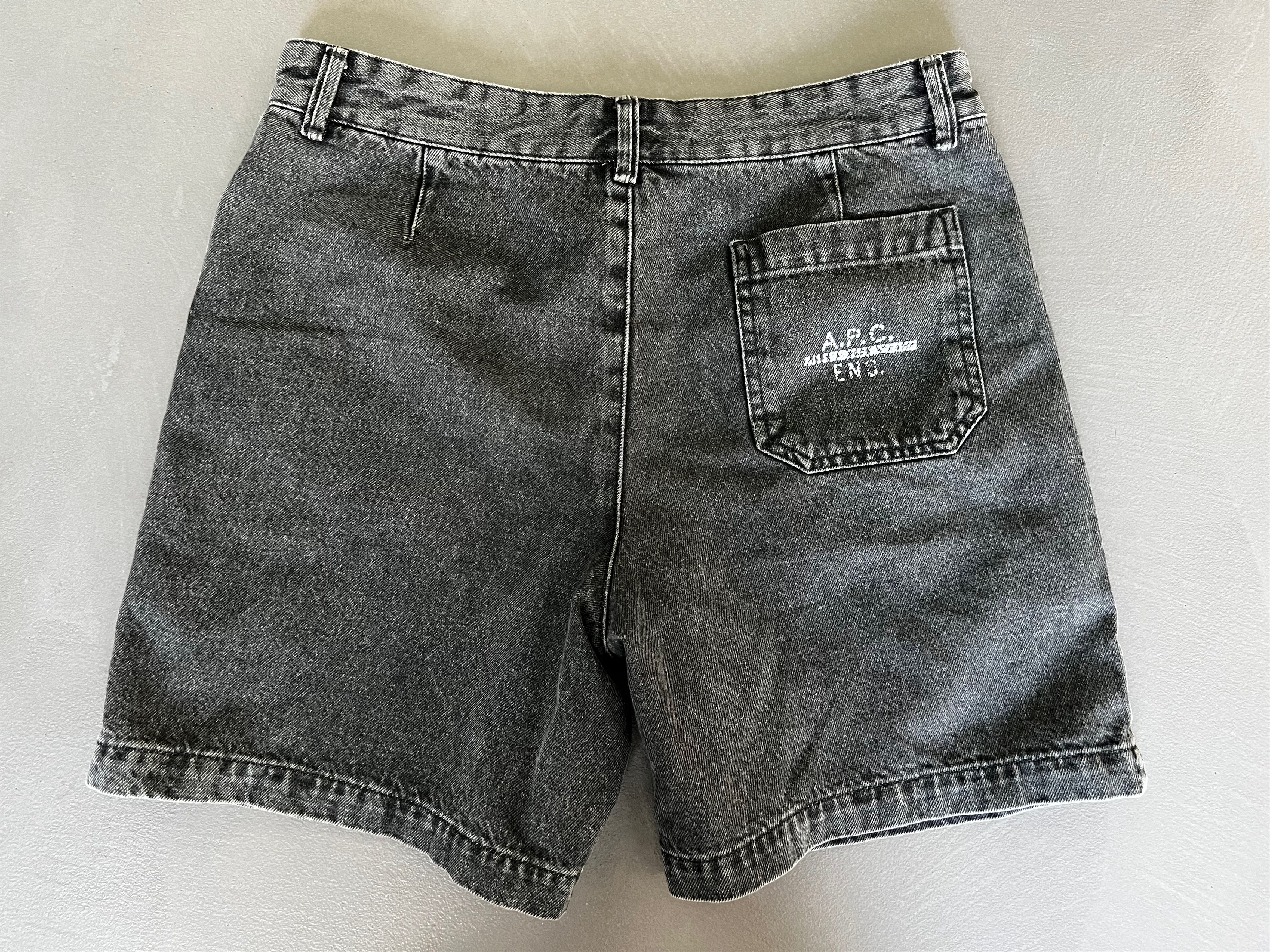 A.P.C. × END. A.P.C. x END Cling Denim Shorts, Grey, Stonewashed Size US 30 / EU 46 - 3 Thumbnail