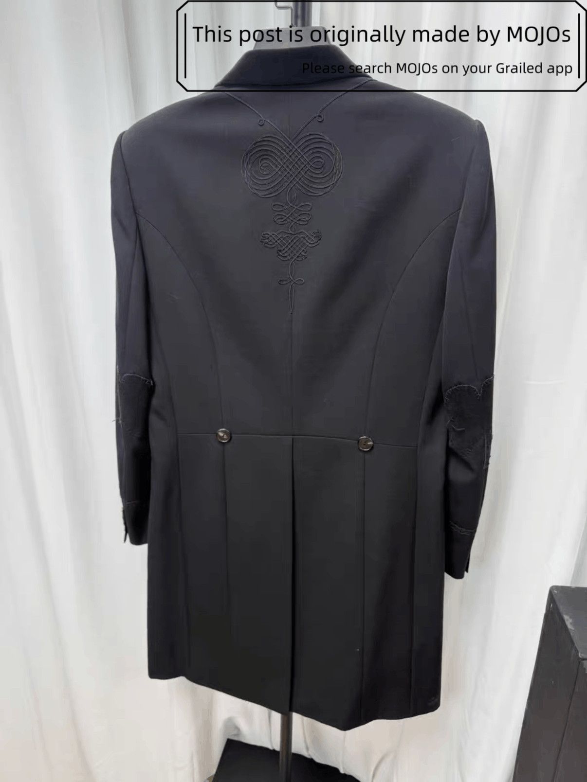 Number (N)ine Sz 4 Number Nine 06AW Noir Velvet Stitch Coat mojos061626 Size US XL / EU 56 / 4 - 1 Thumbnail