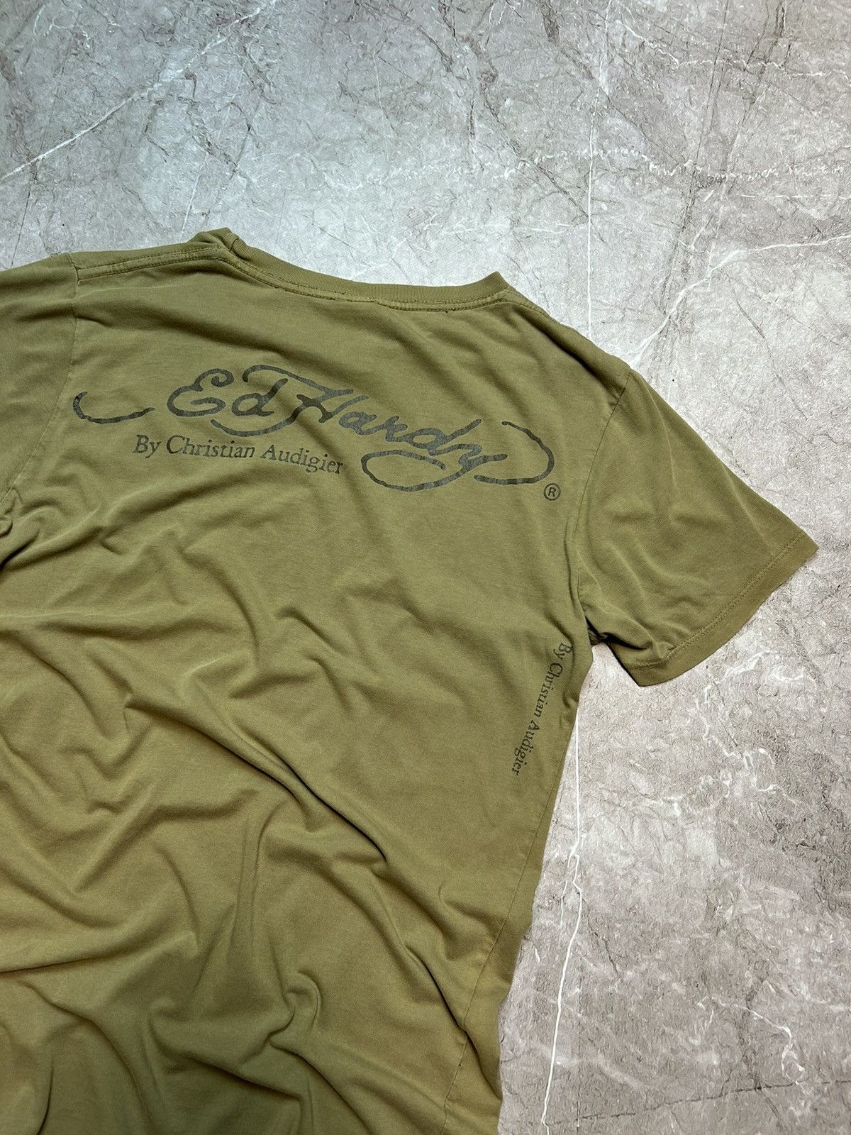 Ed Hardy Vintage 90's Ed Hardy Japanese Style Tattoo Y2K T-shirt Size US M / EU 48-50 / 2 - 9 Thumbnail