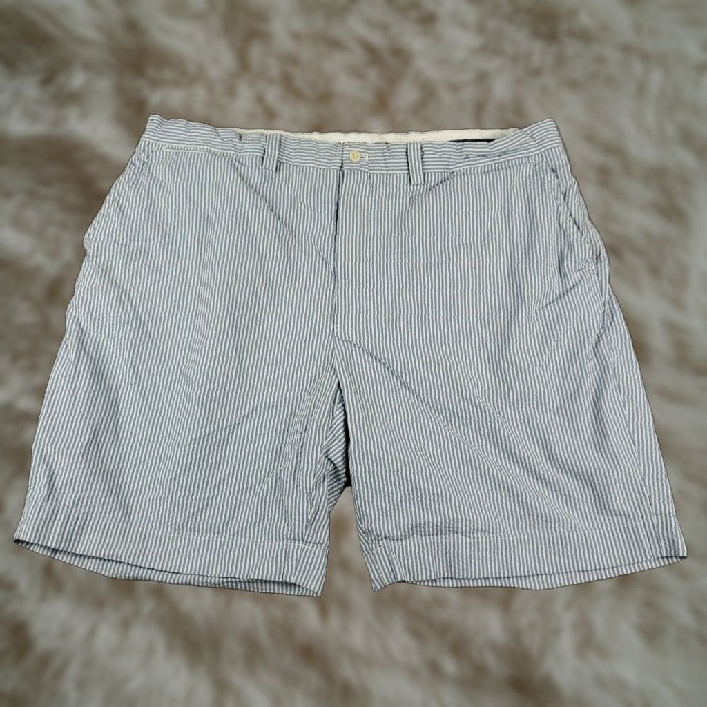 Ralph Lauren Ralph Lauren Chino Shorts Mens Size 42 Blue Striped Flat Front Casual Size US 42 / EU 58 - 1 Thumbnail