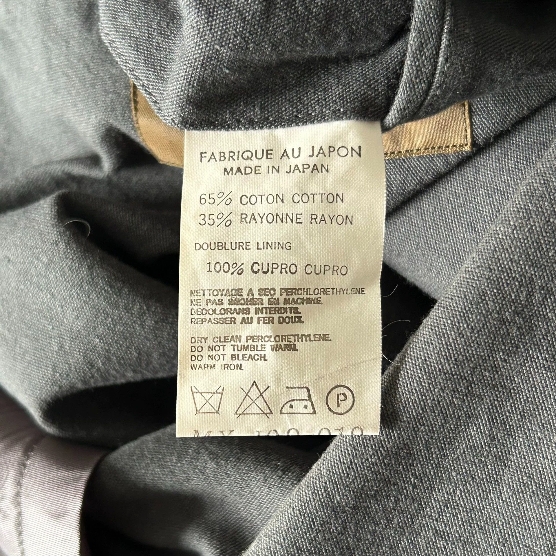 Yohji Yamamoto Yohji Yamamoto 01SS Y's Men Misty Blue Long Blazer Size US M / EU 48-50 / 2 - 8 Thumbnail