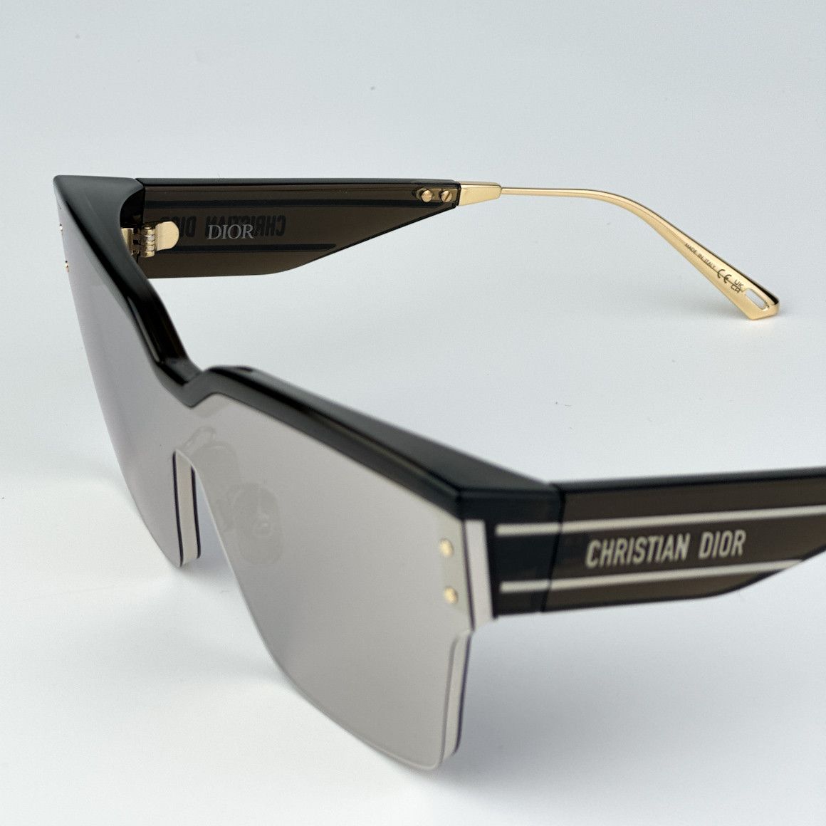 Dior NEW Dior DIORCLUB M4U 55A5 Mirrored Unisex Shield Sunglasses Size ONE SIZE - 6 Thumbnail