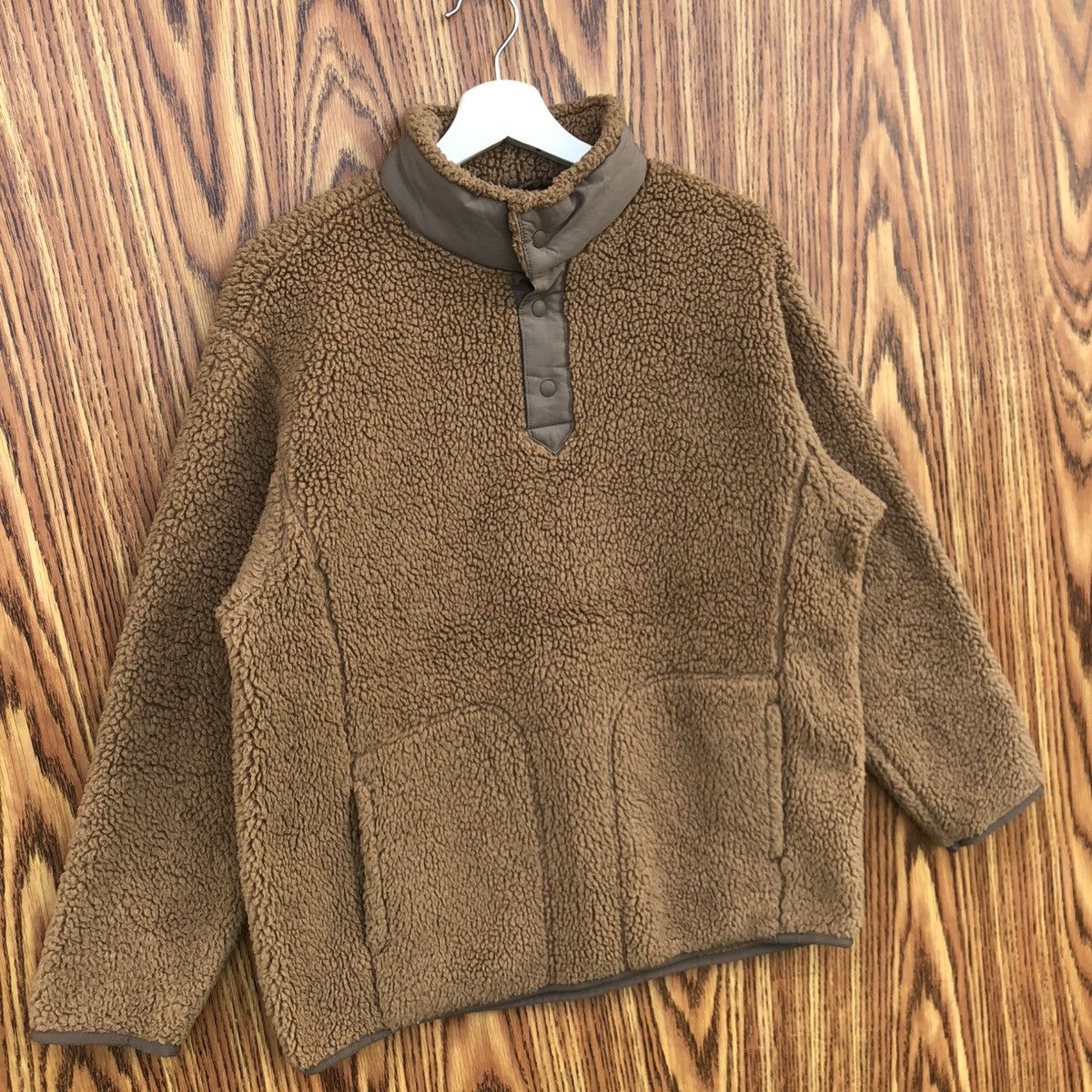 Uniqlo × White Mountaineering Vintage White Mountaineering X Uniqlo Brown Sherpa Faux Fur Size US M / EU 48-50 / 2 - 3 Thumbnail