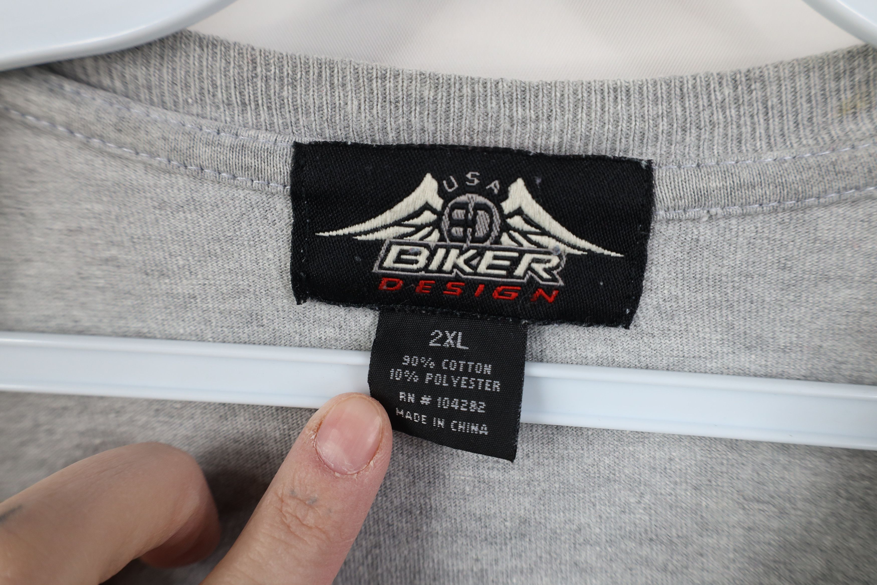 Vintage Vintage Y2K Bike Week Tribal Skull Sword Long Sleeve T-Shirt Size US XXL / EU 58 / 5 - 10 Thumbnail