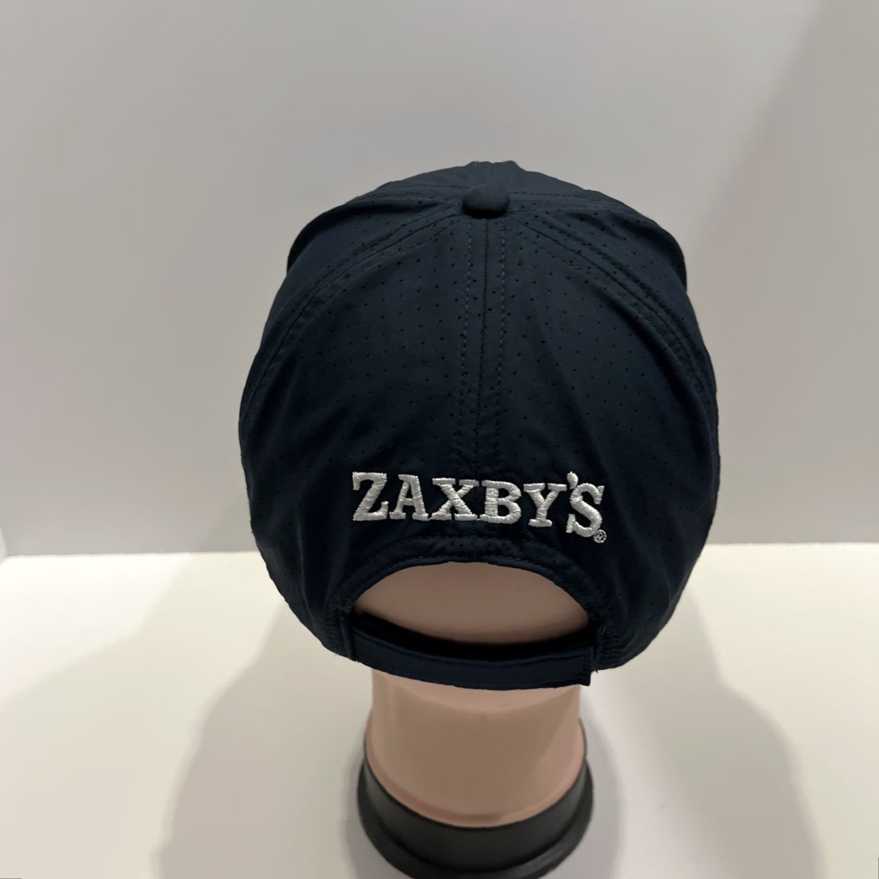 Vintage Zaxbys Hat Mens One Size Blue Baseball Cap Solid Pattern Size ONE SIZE - 3 Thumbnail