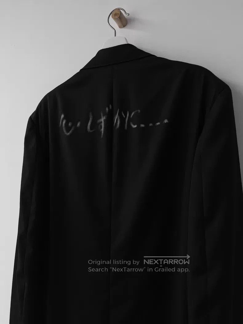 Yohji Yamamoto Yohji Yamamoto 23SS Japanese Handwriting Extra Long Coat Size US M / EU 48-50 / 2 - 5 Thumbnail