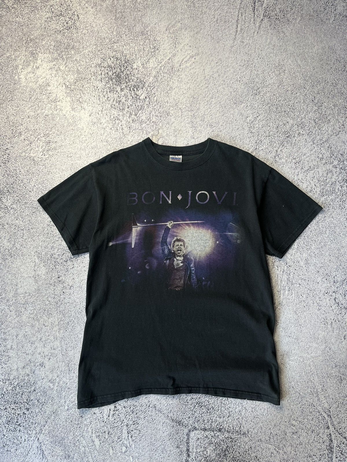 Band Tees Bon Jovi Because We Can Black T-Shirt Men's Size US M / EU 48-50 / 2 - 4 Thumbnail