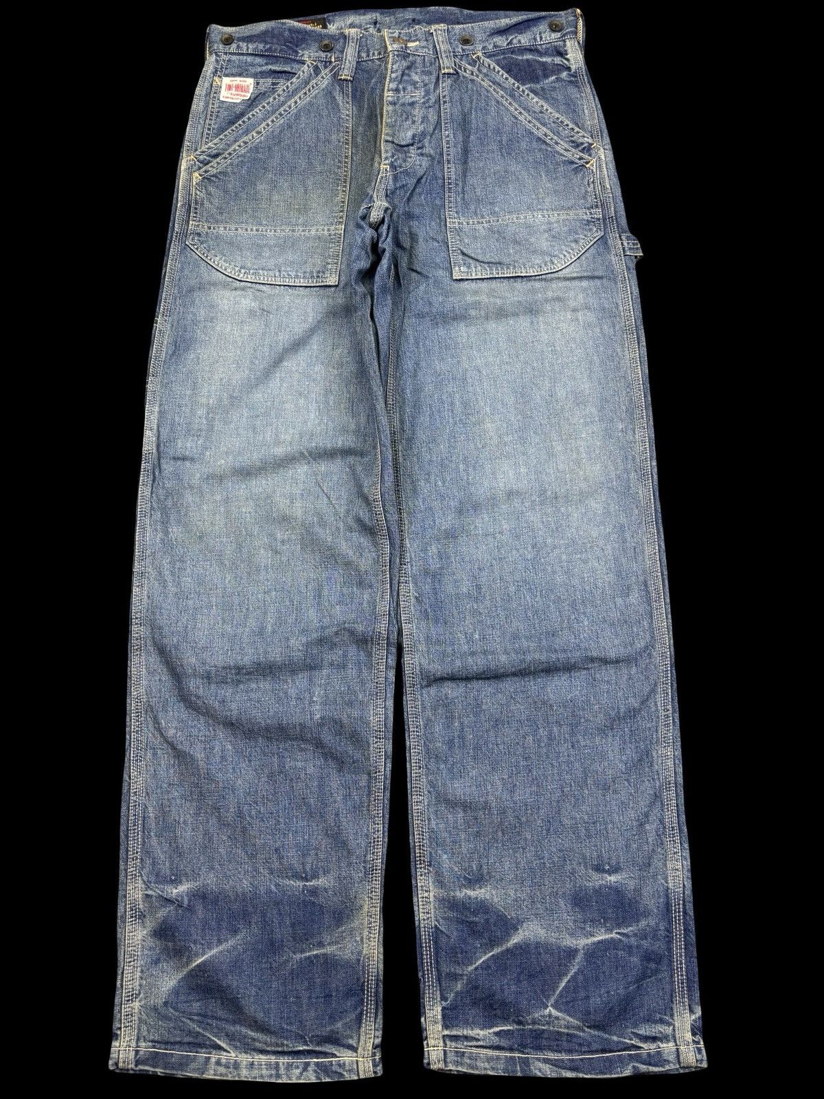 *A VONTADE A VONTADE Kazuyuki Yamakawa War Military Carpenter Pant F886 Size US 32 / EU 48 - 2 Thumbnail