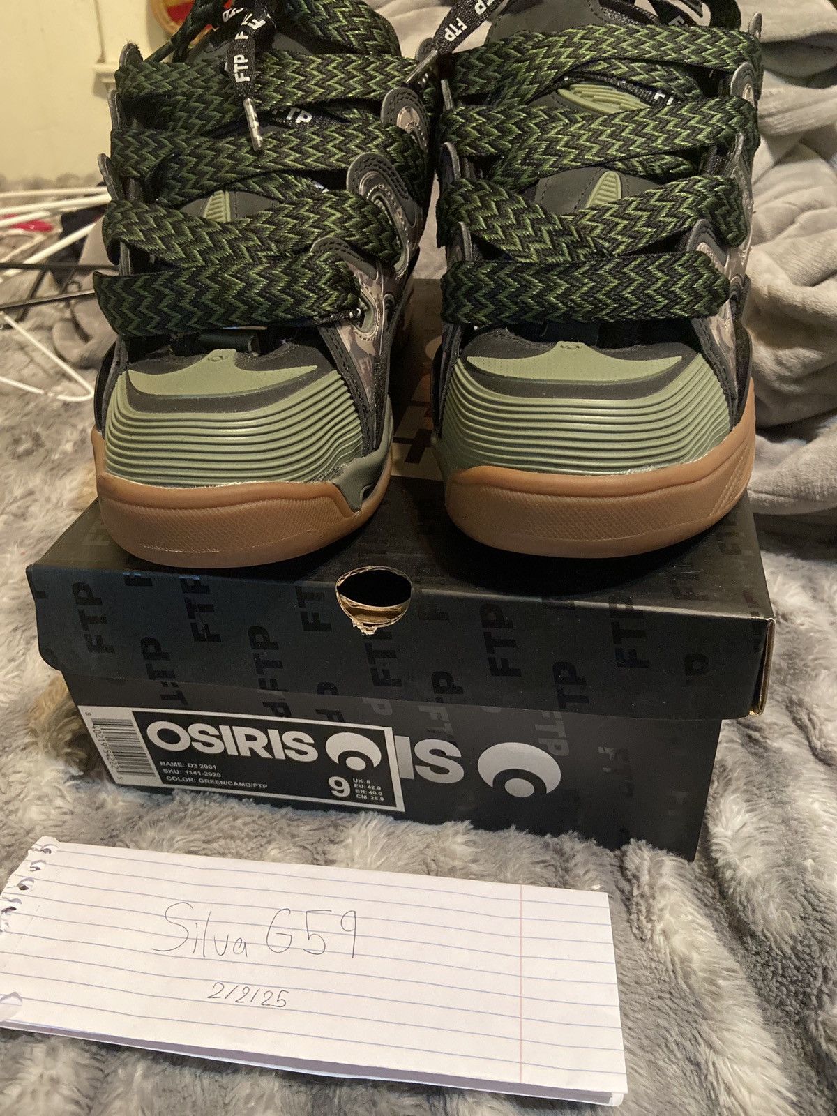 Fuck The Population × Osiris Osiris x ftp camo green d3 2001 Size US 9 / EU 42 - 1 Thumbnail