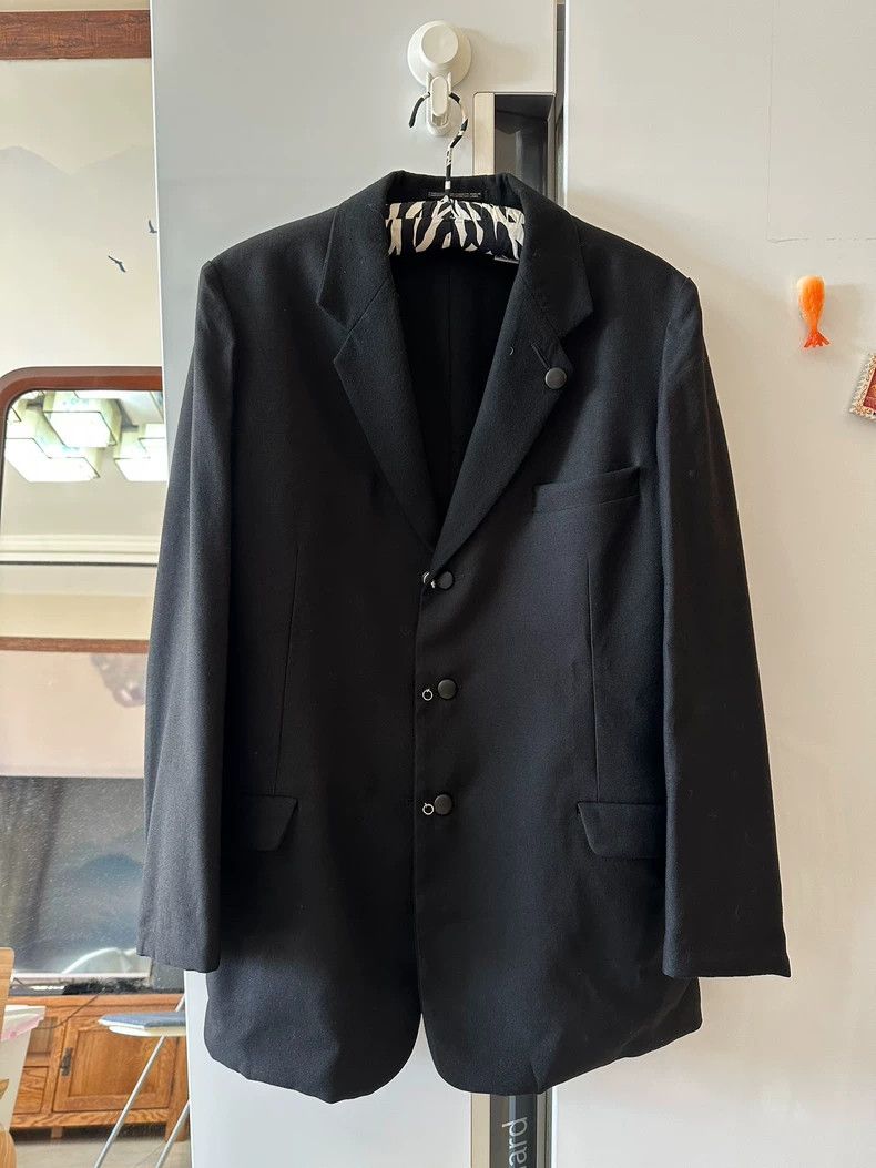 Yohji Yamamoto Yohji Yamamoto Double-Sided Wool Coat Size US S / EU 44-46 / 1 - 1 Thumbnail