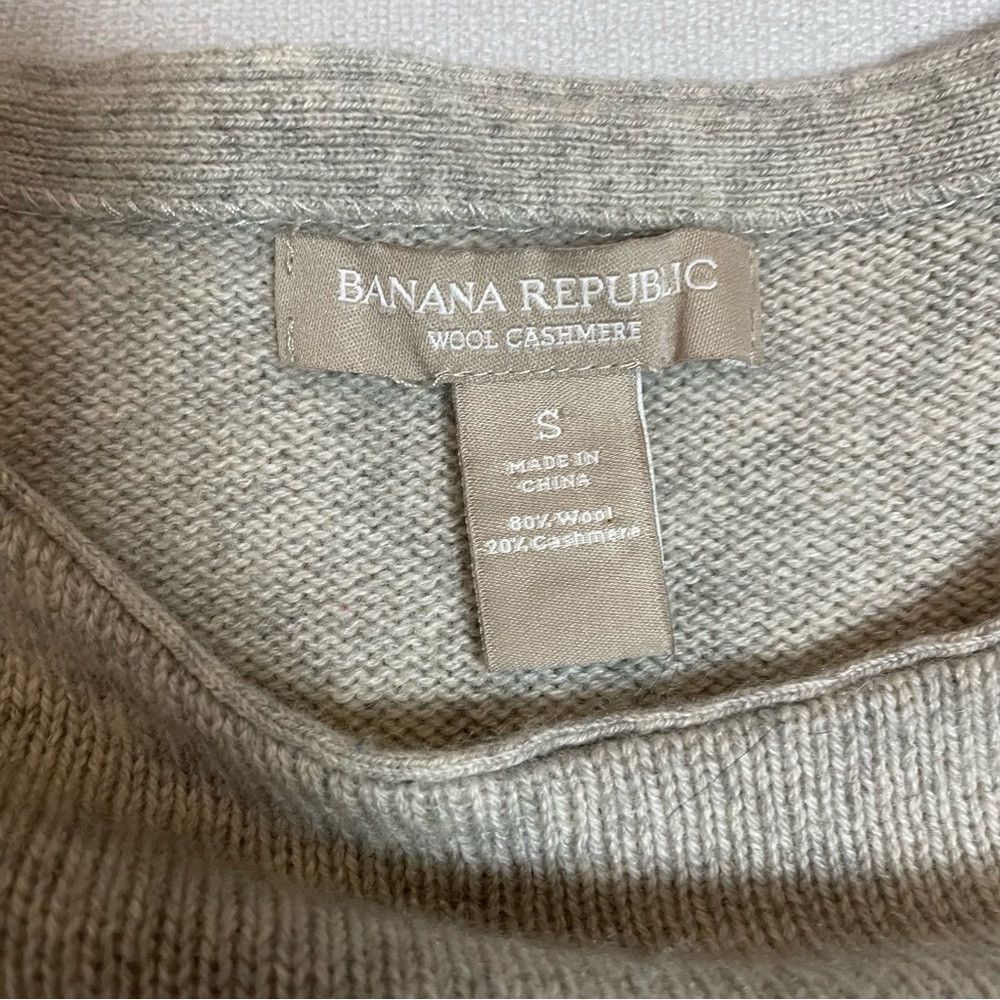 Banana Republic Banana Republic Wool Cashmere Colorblock Yellow Grey Sweate Size S / US 4 / IT 40 - 6 Thumbnail