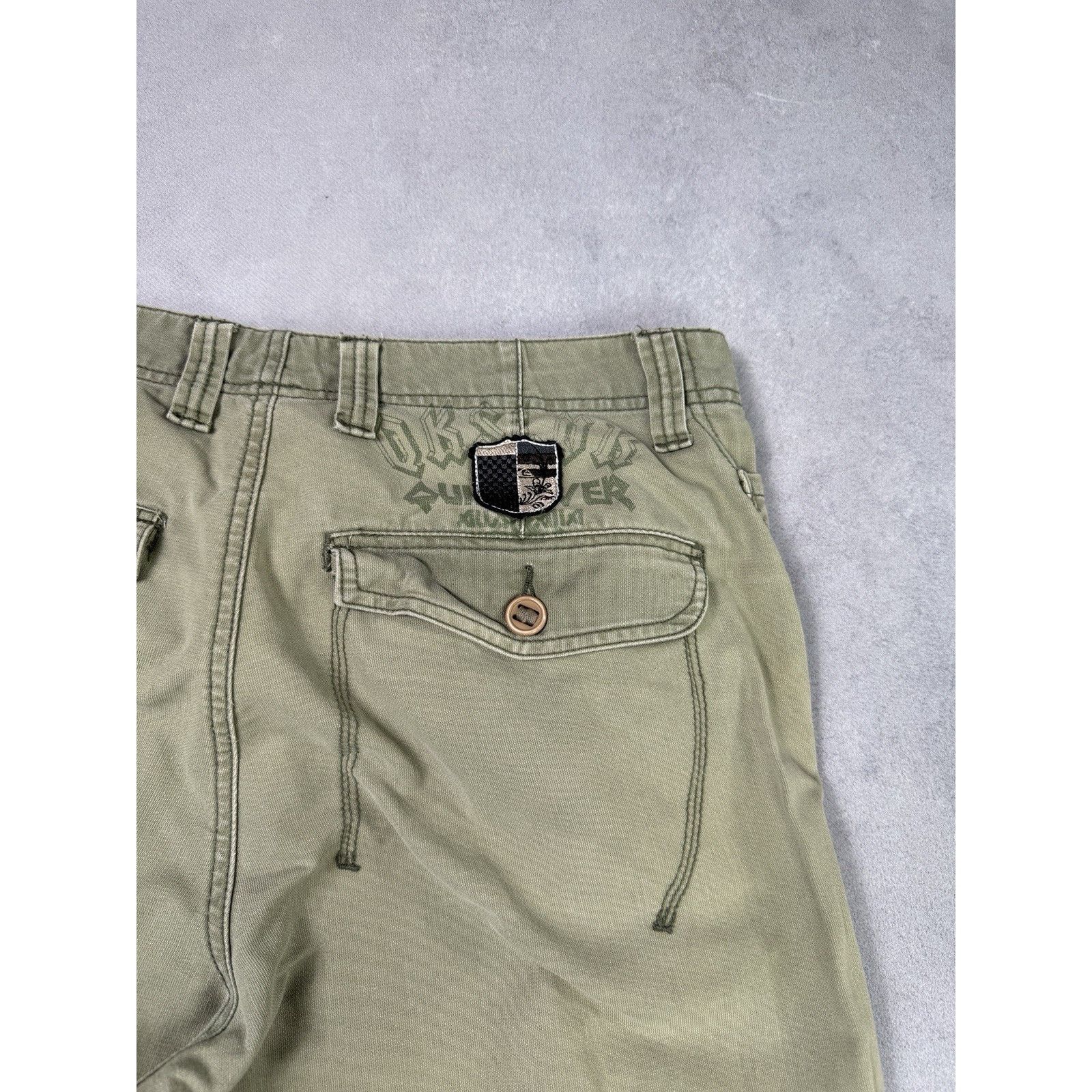 Quicksilver Vintage QuickSilver Cargo Pants Embroidered Men Size 34 Size US 34 / EU 50 - 12 Thumbnail
