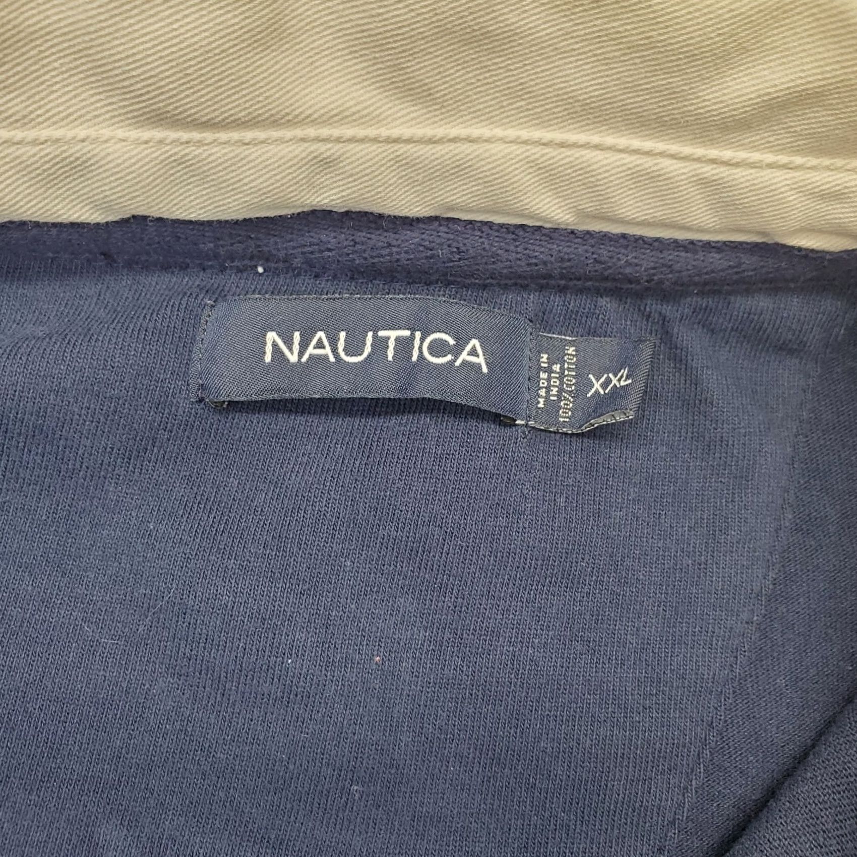 Nautica Nautica Rugby Shirt Mens XXL Multi Performance Striped Logo Short Sleeve Polo Size US XXL / EU 58 / 5 - 6 Thumbnail
