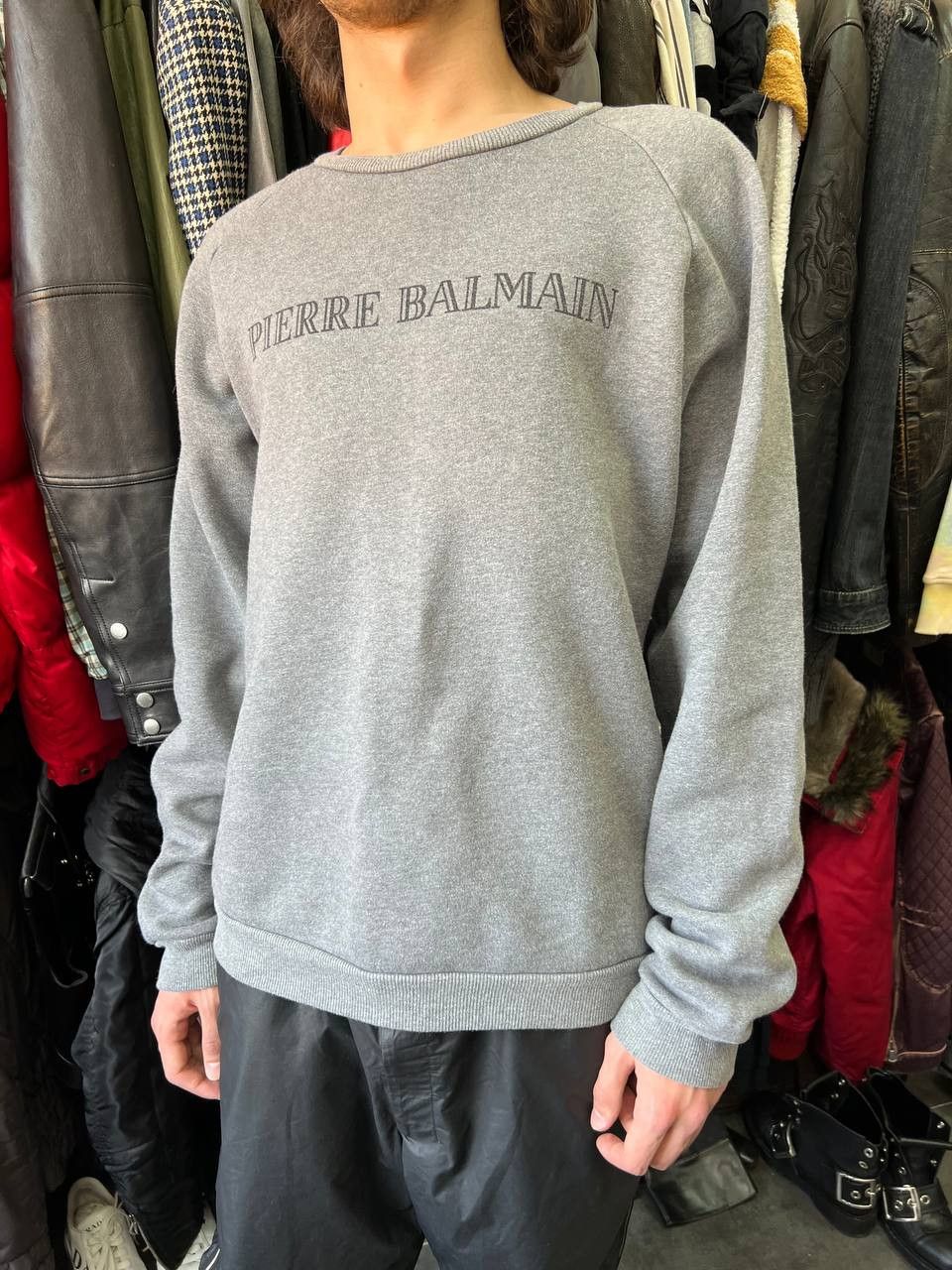 Balmain Pierre Balmain Big Logo Sweatshirt Size US L / EU 52-54 / 3 - 2 Thumbnail