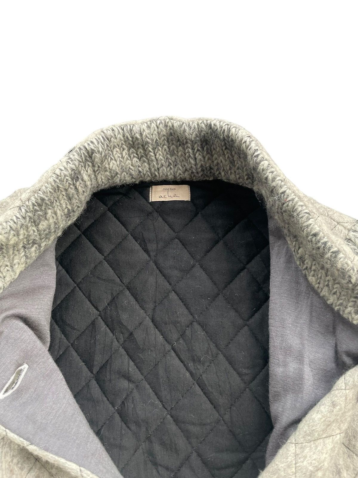 Japanese Brand Mind Form Acha Mohair Quilted Jacket Size S / US 4 / IT 40 - 6 Thumbnail