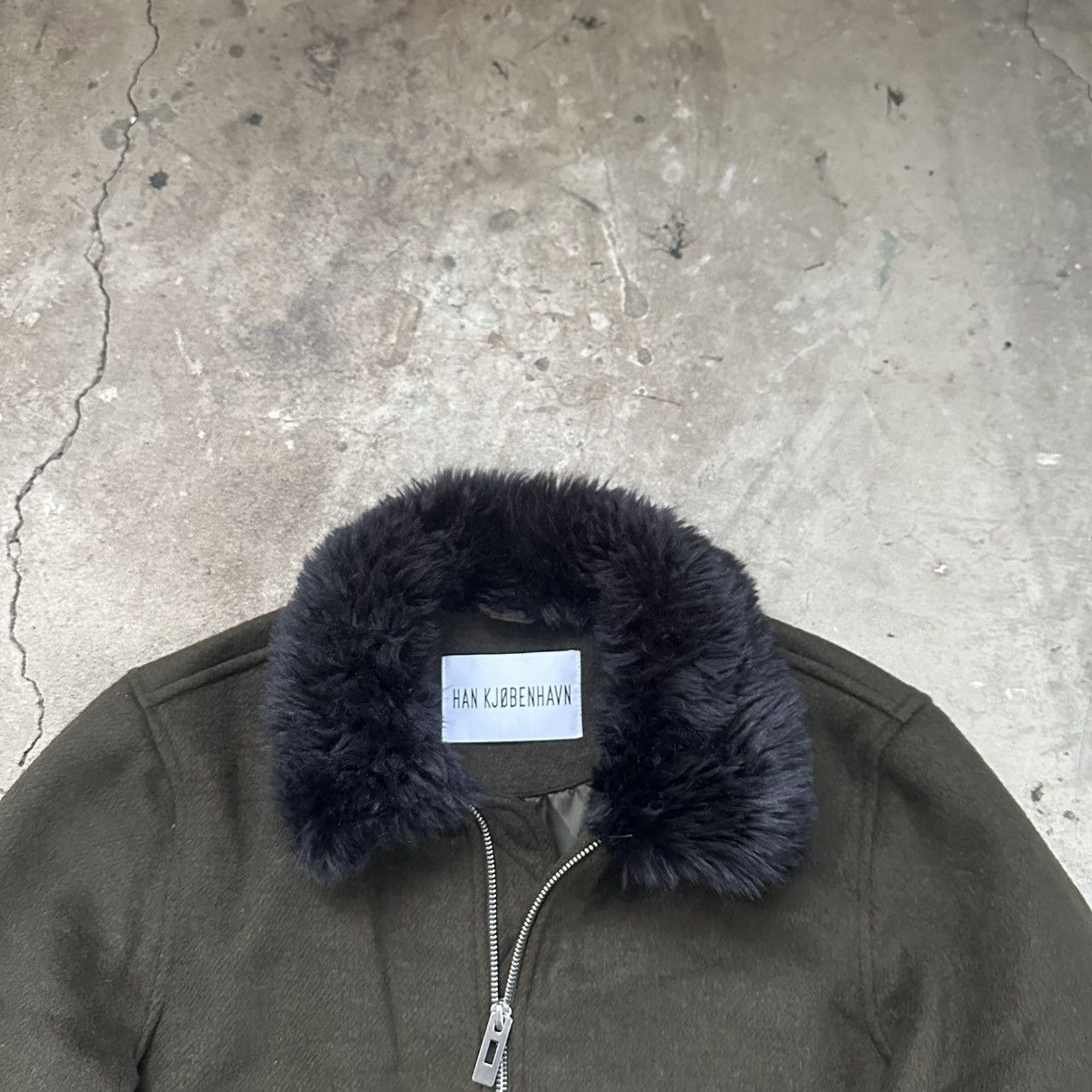 Our Legacy Han København wool air jacket- Dark Green Size US M / EU 48-50 / 2 - 5 Thumbnail