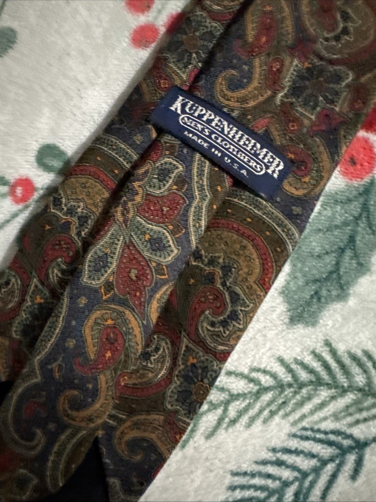 Other Kuppenheimer Made In USA Men’s 100% Silk Tie Size ONE SIZE - 3 Thumbnail