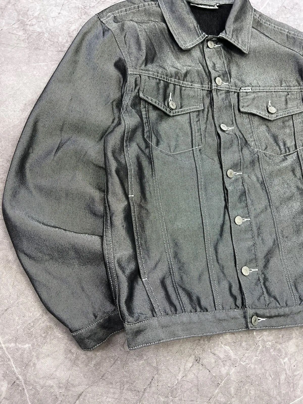 Wu-Tang Clan Vintage Wu tang style metallic denim jacket trucker y2k Size US L / EU 52-54 / 3 - 2 Thumbnail
