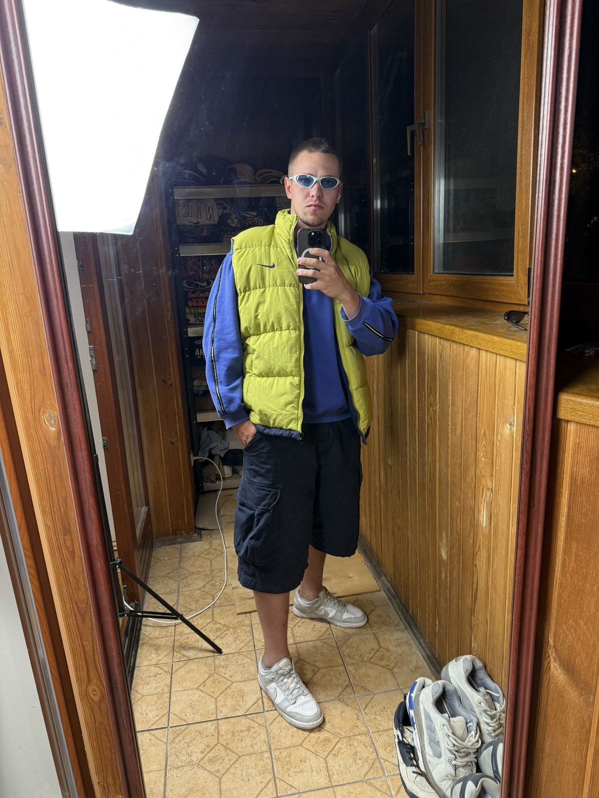 Nike × Nike ACG × Vintage Vintage Nike reversible puffer vest spell out big logo rare Size US XL / EU 56 / 4 - 23 Thumbnail