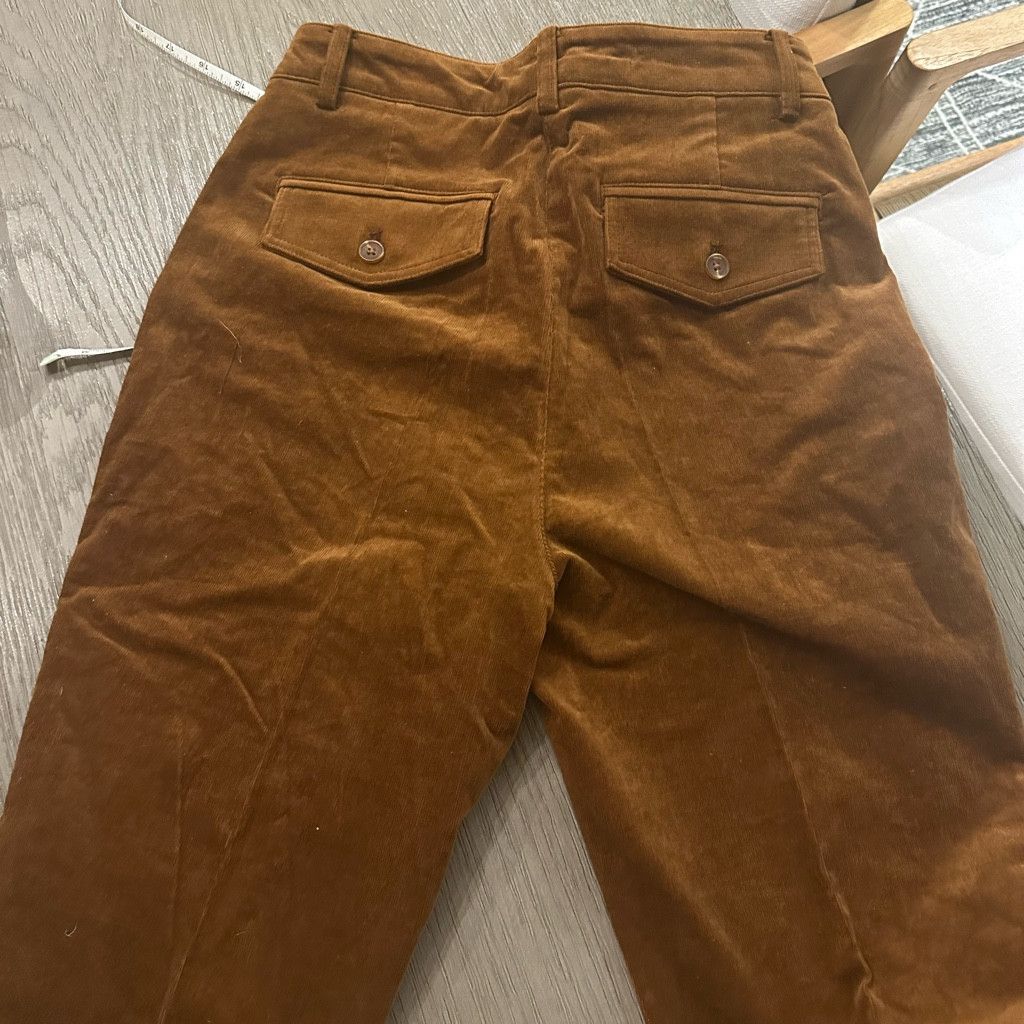 Zara The Barnett Brown Corduroy Pants Size 27" / US 4 / IT 40 - 9 Thumbnail