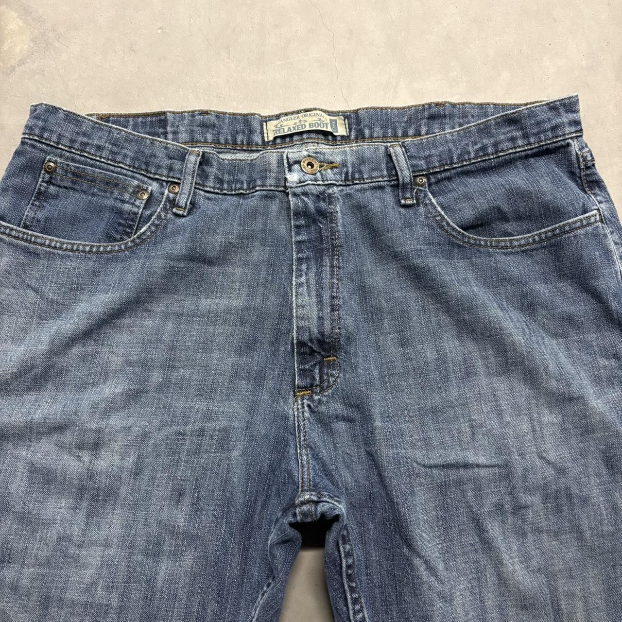 Vintage Crazy Vintage Y2K/2000s Baggy Streetwear Grunge Bootcut Medium Blue Wash Denim Jeans! Size US 38 / EU 54 - 3 Thumbnail