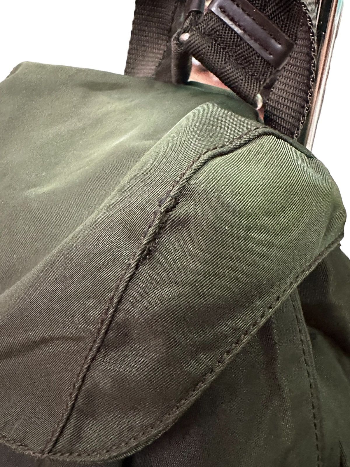 Prada AUTHENTIC VINTAGE PRADA MINI GREEN NYLON BACKPACK Size ONE SIZE - 14 Thumbnail
