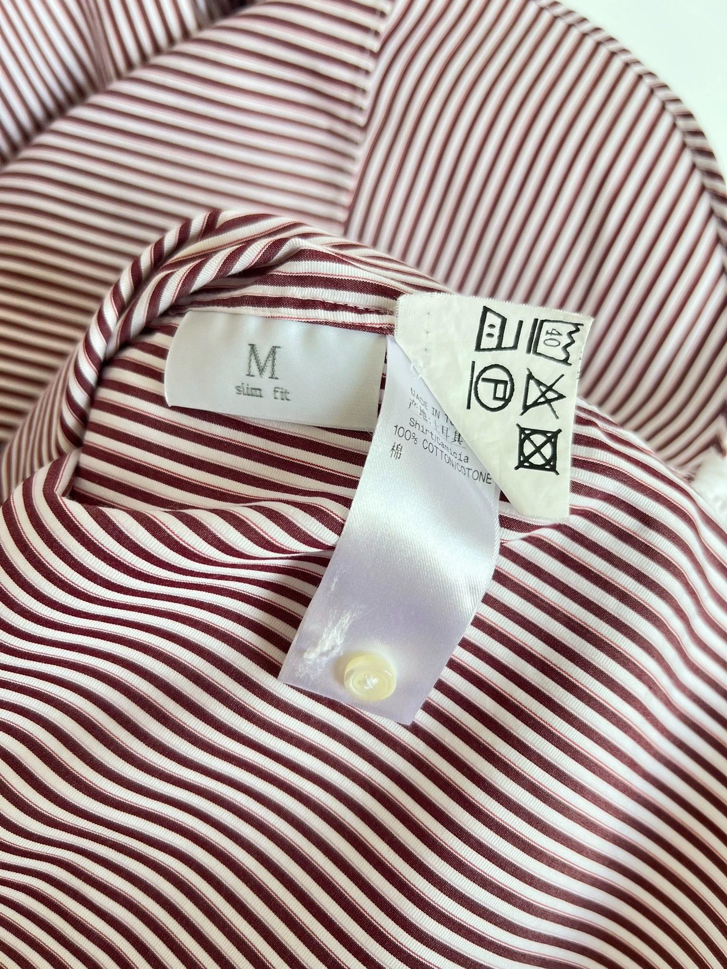 Ermenegildo Zegna Zegna French Cuff Stripe Shirt 41 - 9/10 Size US XS / EU 42 / 0 - 5 Thumbnail