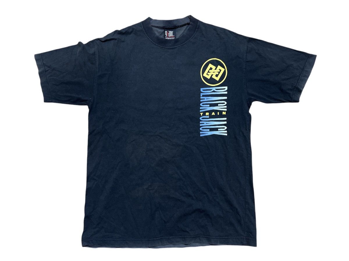 Band Tees × Designer × Vintage Vintage Black Train Jack Tee Size US L / EU 52-54 / 3 - 1 Thumbnail