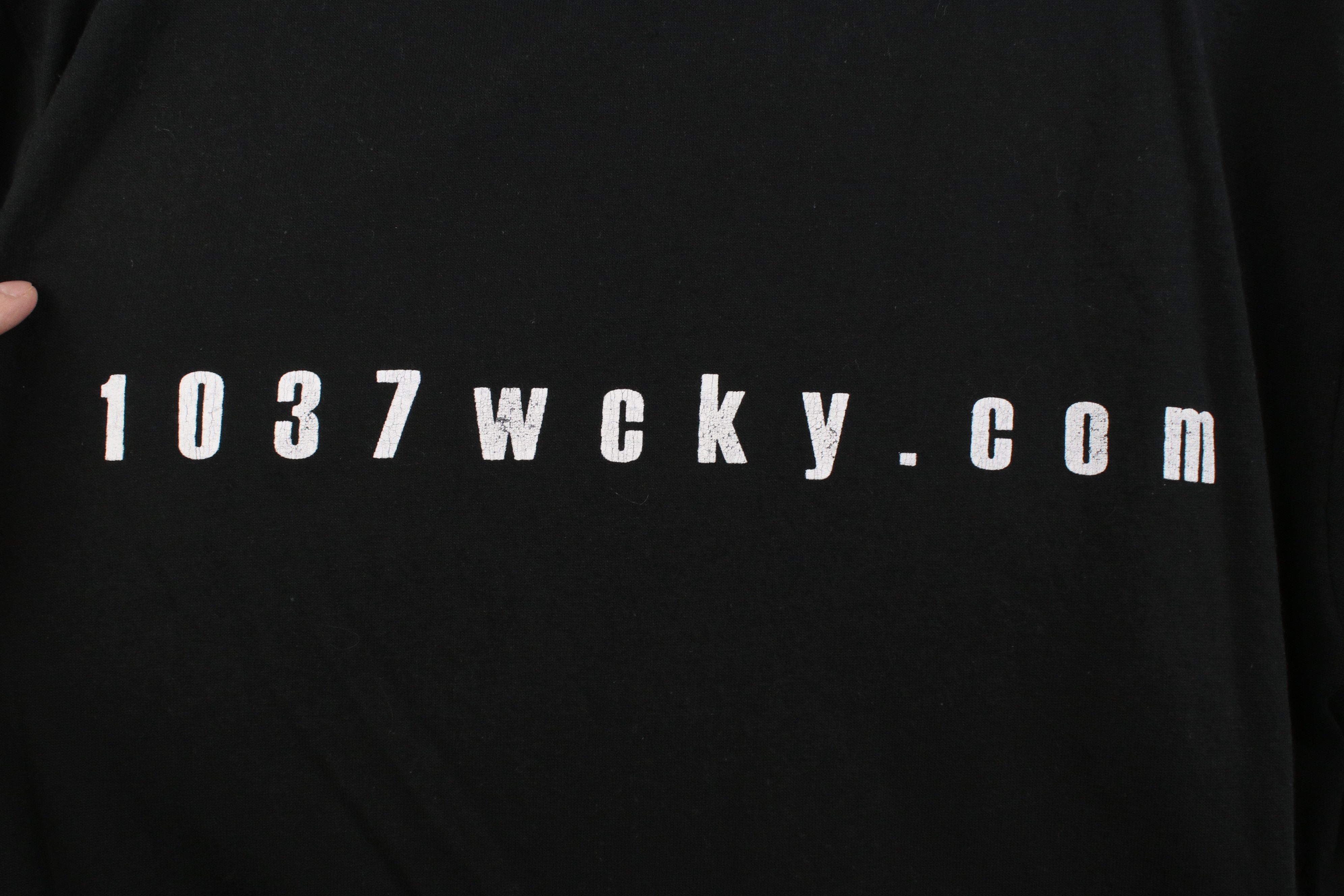 Vintage Vintage Y2K 1037 WCKY Radio Station Country Music T-Shirt Size US M / EU 48-50 / 2 - 9 Thumbnail