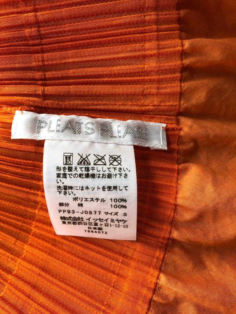 Issey Miyake Issey Miyake size:3 Orange cake pleated dress Size S / US 4 / IT 40 - 5 Thumbnail