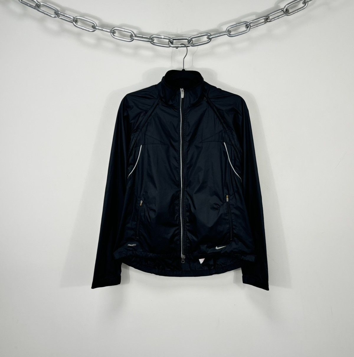 Nike Vintage Nike Y2K Hype Transformer 2 in 1 Black Light Jacket Size US M / EU 48-50 / 2 - 1 Thumbnail