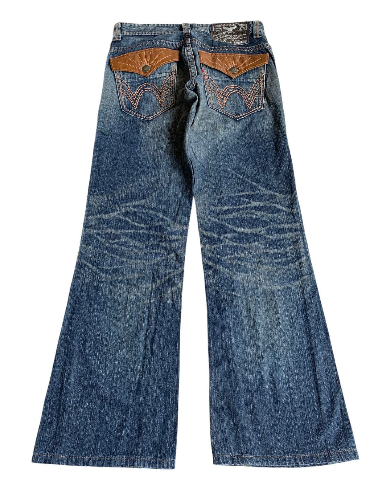 Kapital FLARE EDWIN NAVAJO HIPPIES STYLE & FADED AND RUSTY DENIM☠️🎌🌈 Size US 32 / EU 48 - 3 Thumbnail