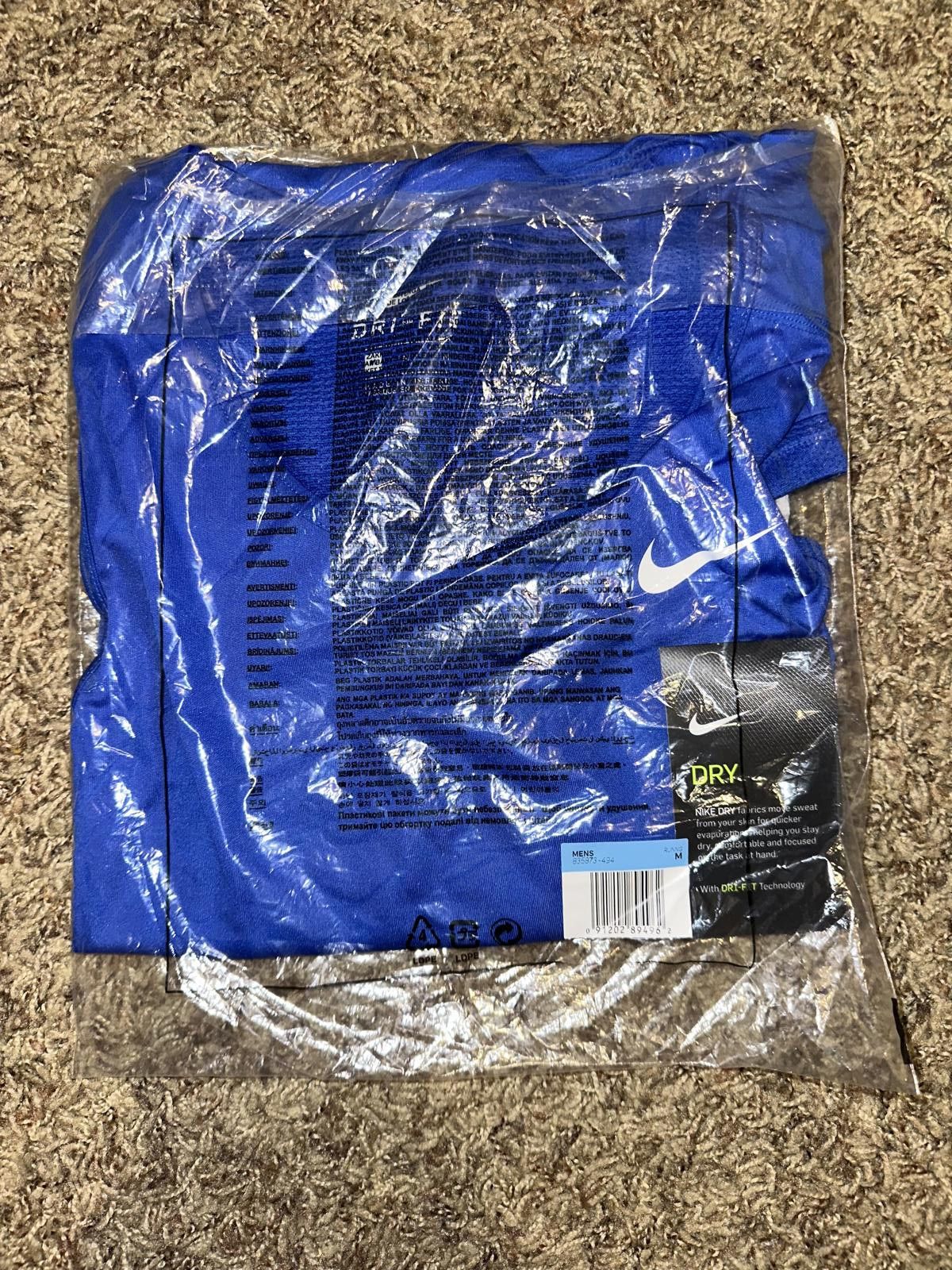 Nike Nike Dry Miler Black/White Running Race Day Track Tank Top Jersey Size US L / EU 52-54 / 3 - 12 Thumbnail