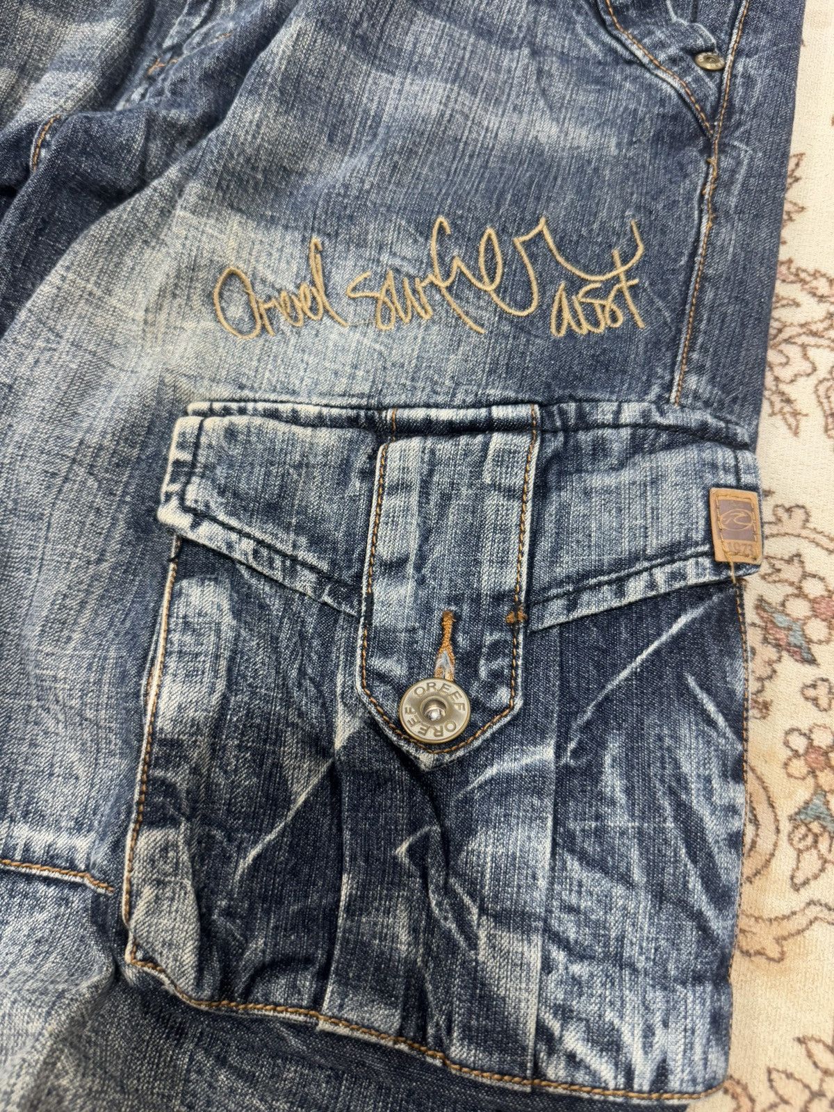 Vintage Vintage Y2K Oreef Surfer Cargo Jeans Size US 32 / EU 48 - 4 Thumbnail