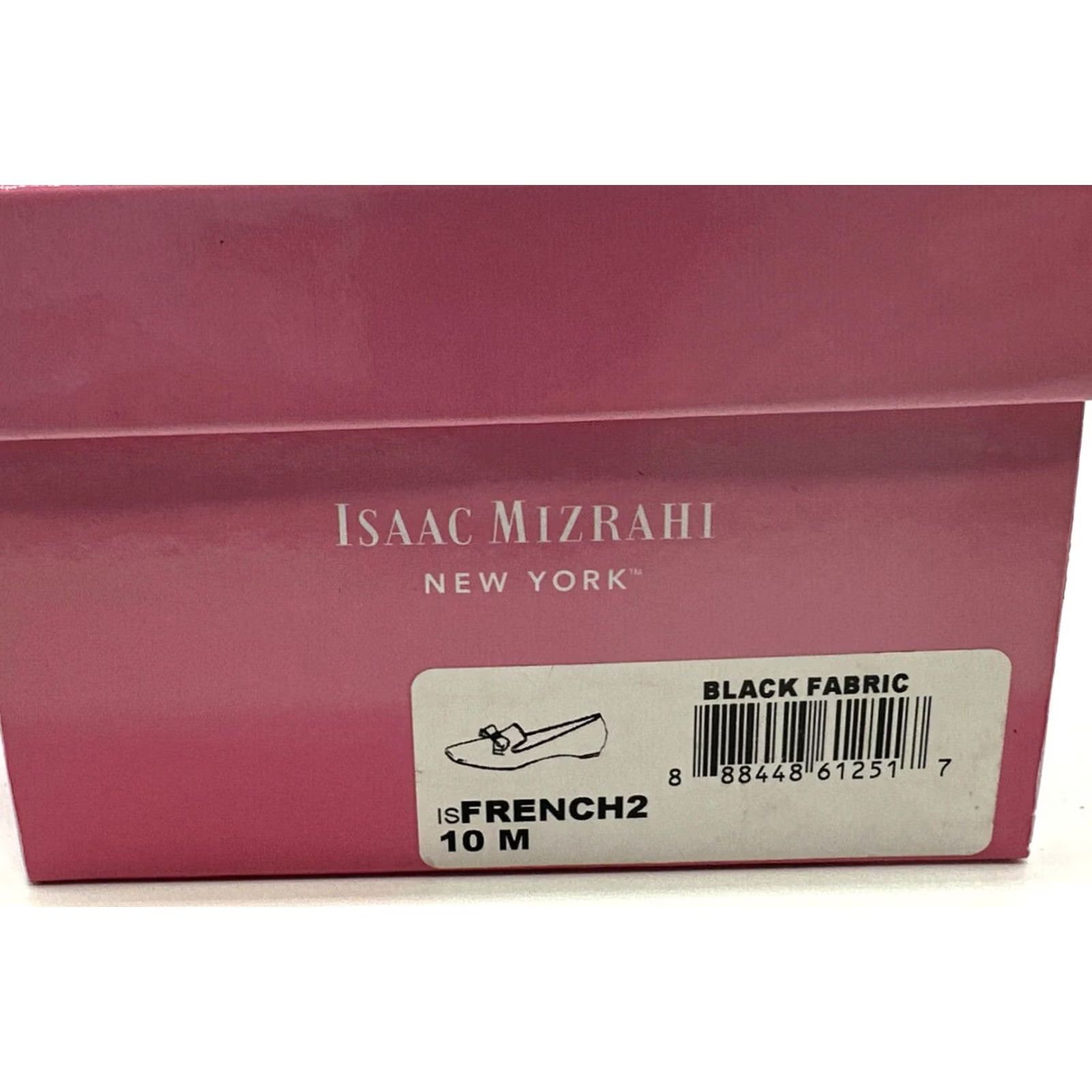 Isaac Mizrahi Isaac Mizrahi New York Loafer Womens Size 10 M Flats Pointed Toe Tweed Black Fabric Box Included Size US 10 / IT 40 - 6 Thumbnail