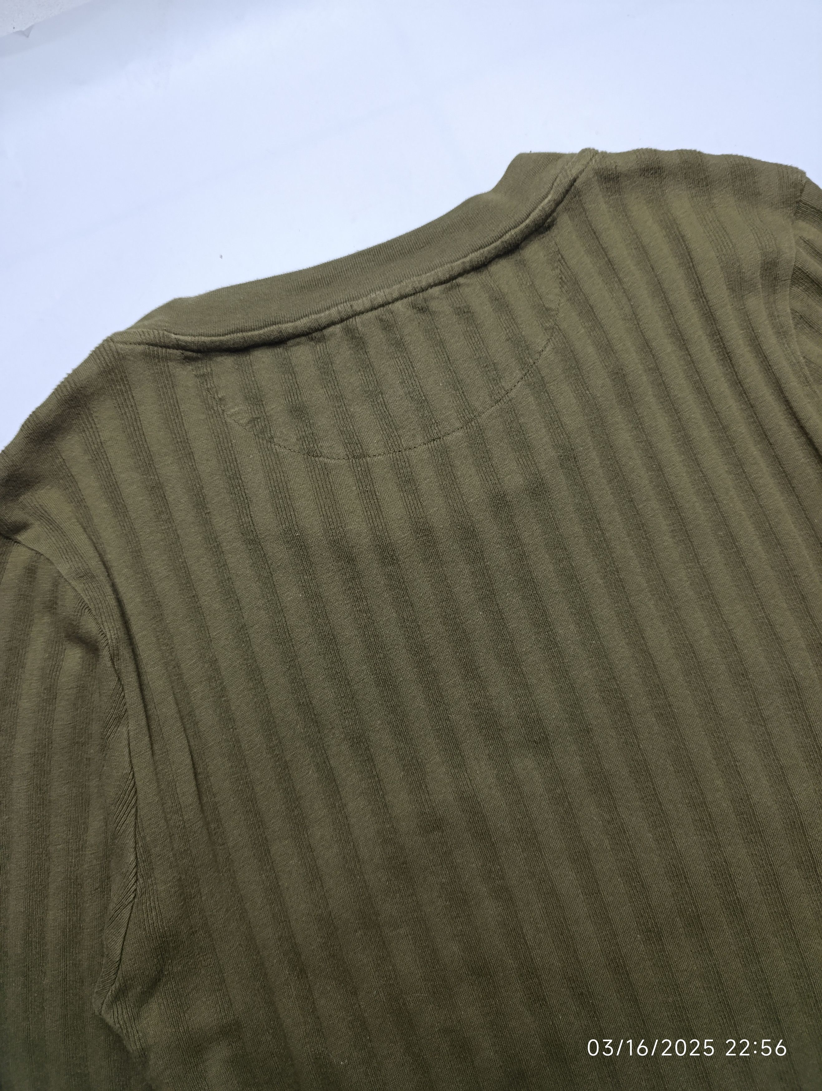 Loewe LOEWE ANAGRAM POCKET RIB-KNIT IN KHAKI GREEN Size M / US 6-8 / IT 42-44 - 8 Thumbnail